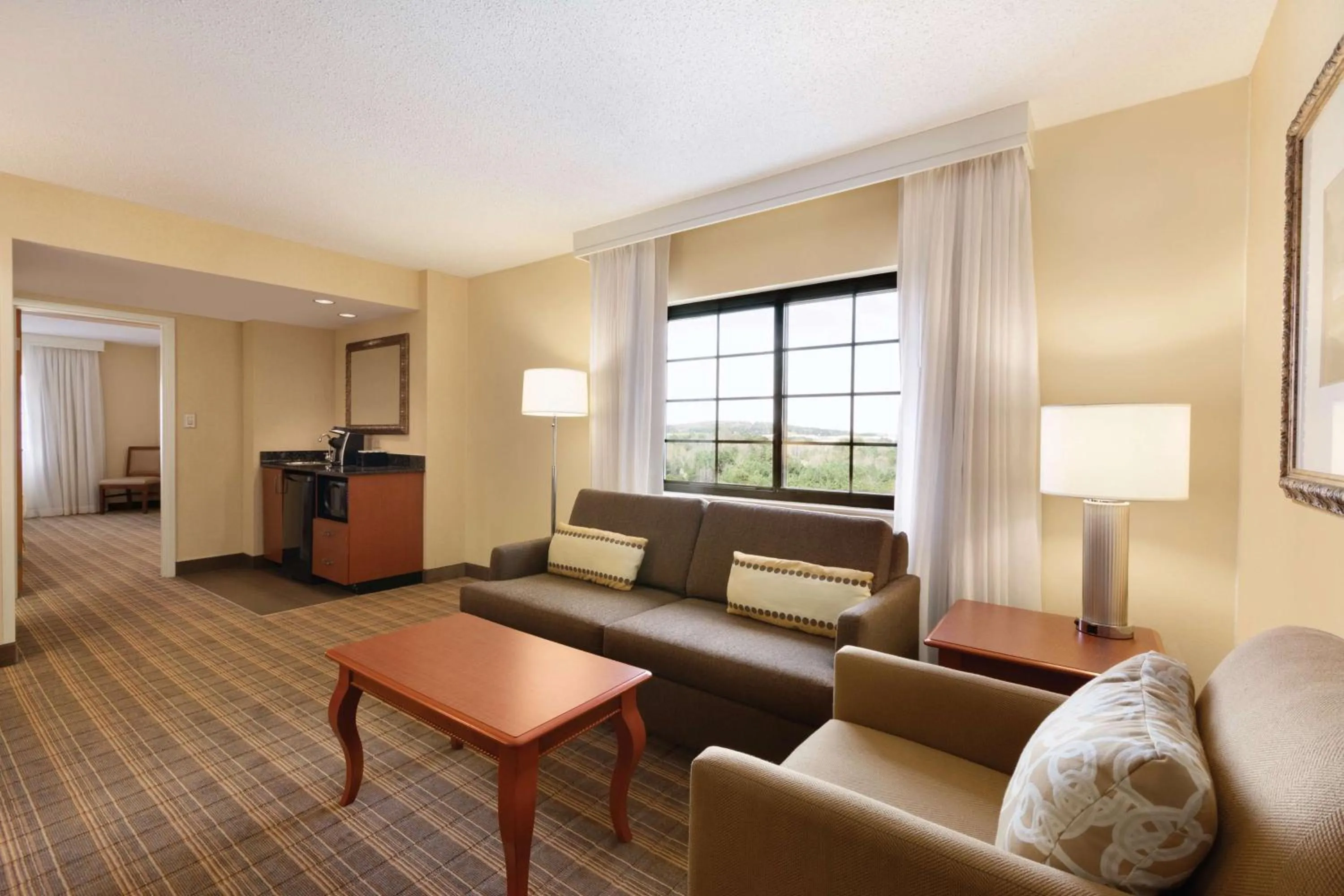 Corner Suite with Two Double Beds - Non-Smoking in Embassy Suites Greenville Golf Resort & Conference Center