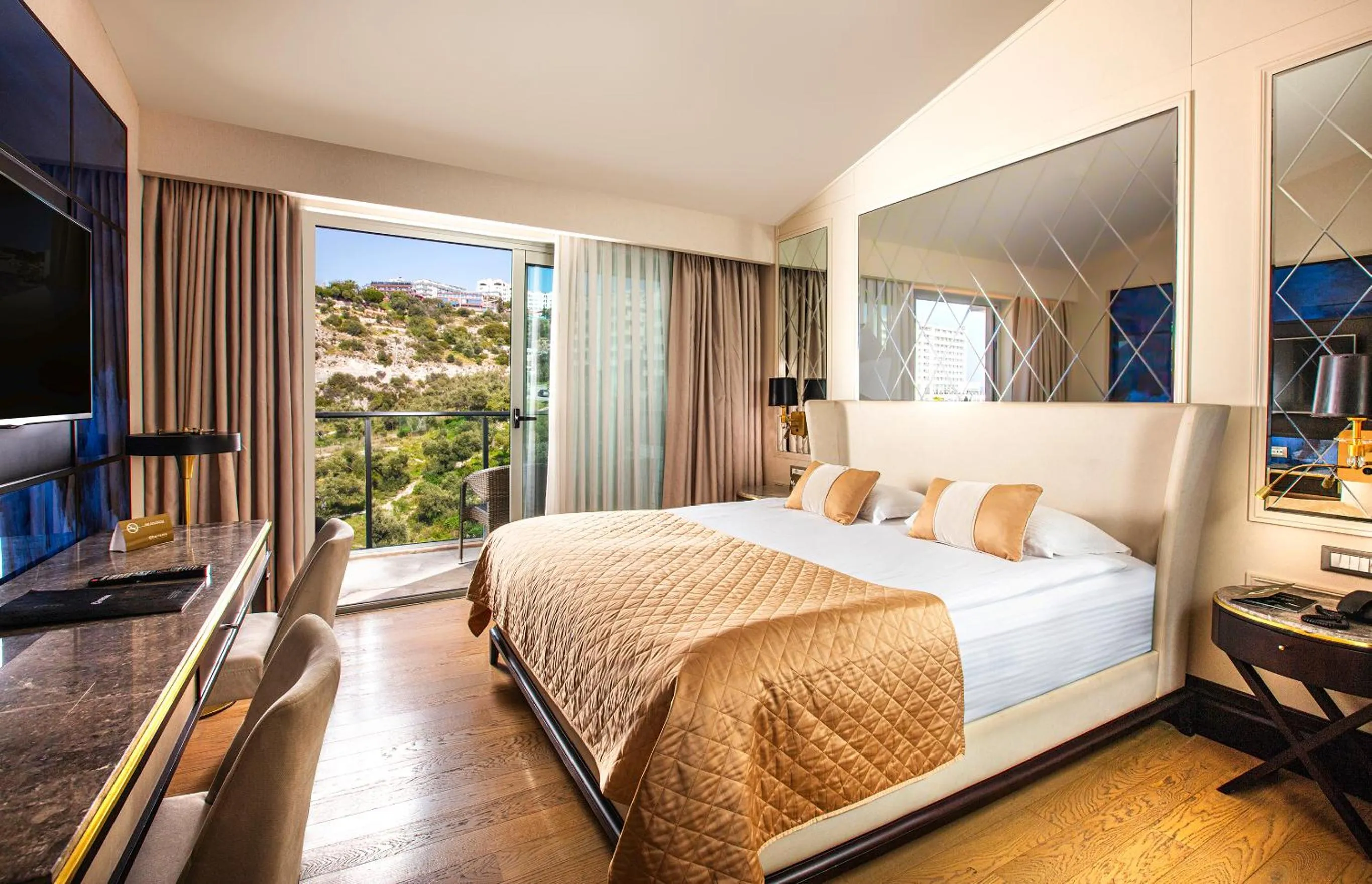 Double or Twin Room with Partial Sea View in Charisma De Luxe Hotel