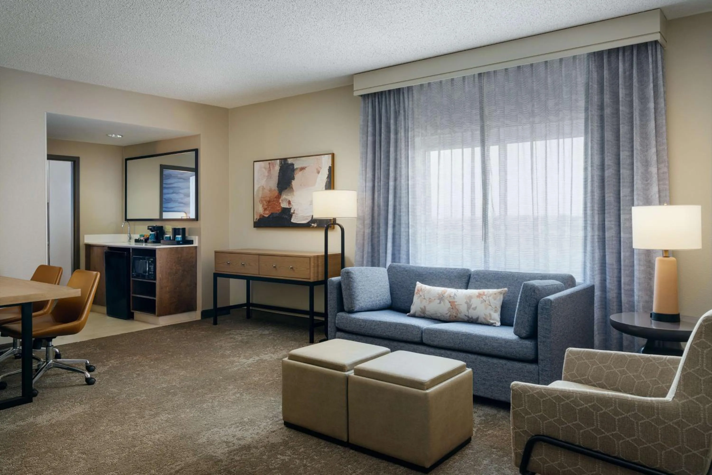 Queen Corner Suite with Two Queen Beds in Embassy Suites North Charleston Airport Hotel Convention