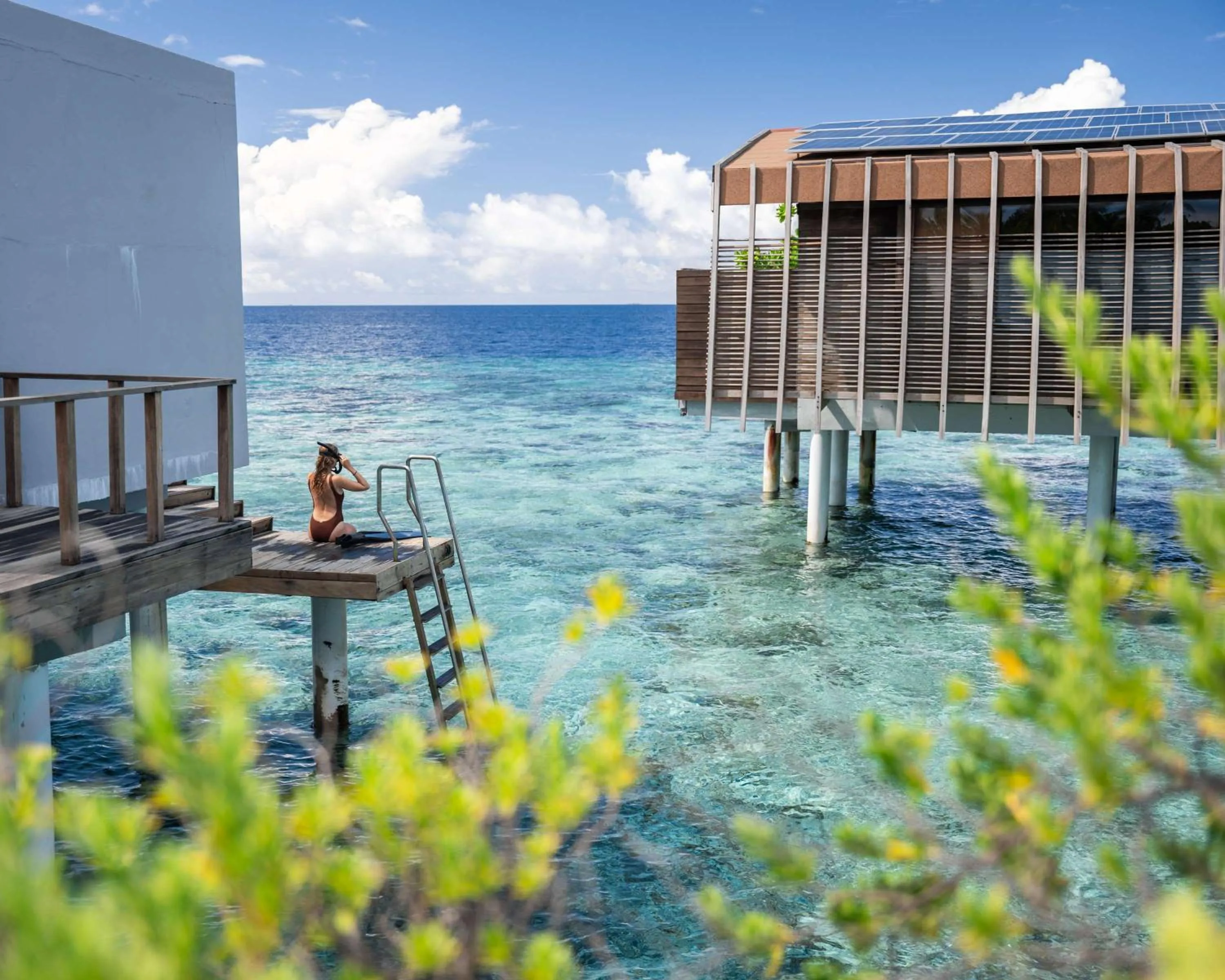 Overwater Sunset Pool Villa in Park Hyatt Maldives Hadahaa