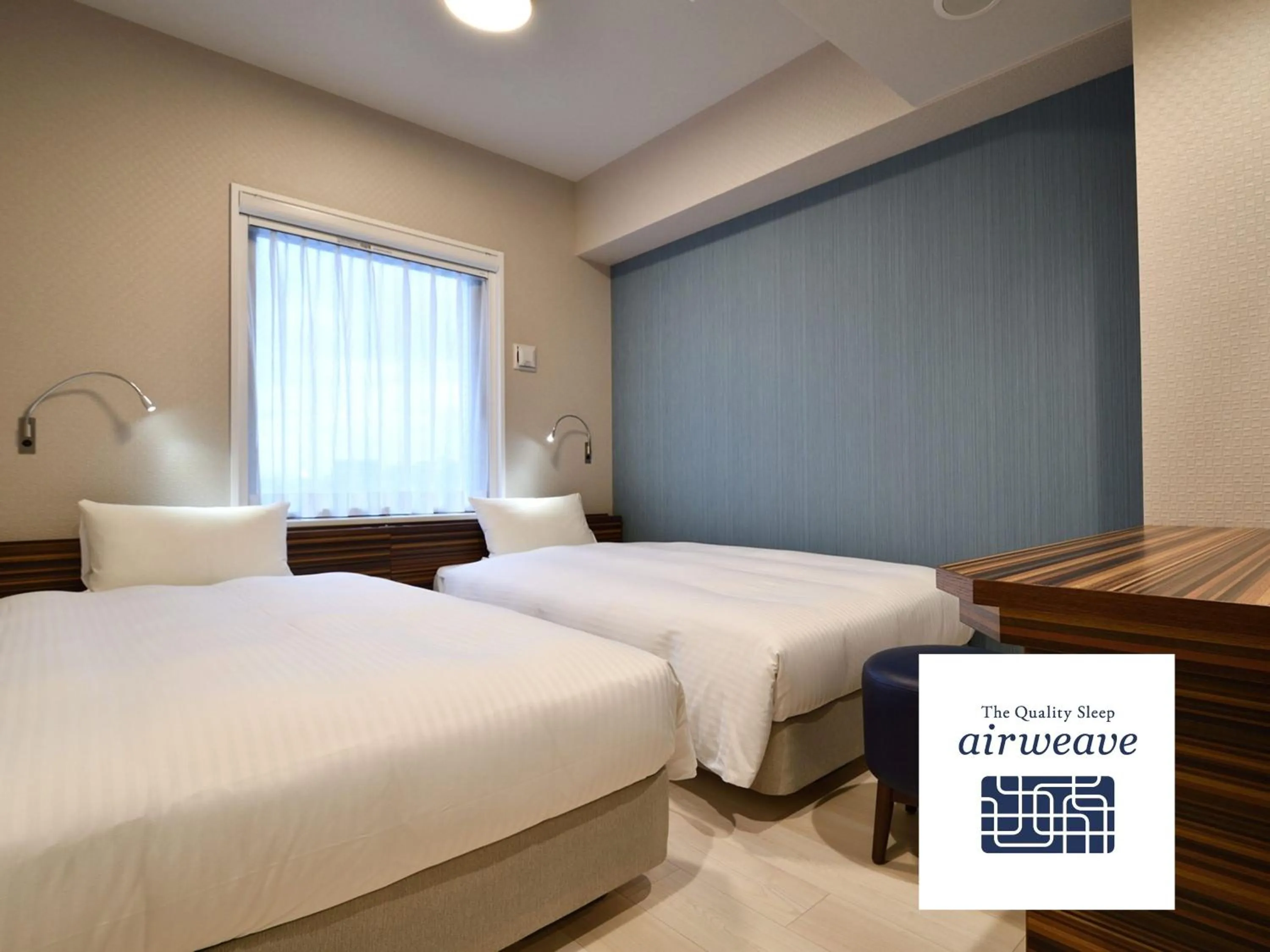 Standard Twin Room with Air Weave Mattress - Non-Smoking in The BREAKFAST HOTEL Fukuoka Nakasu