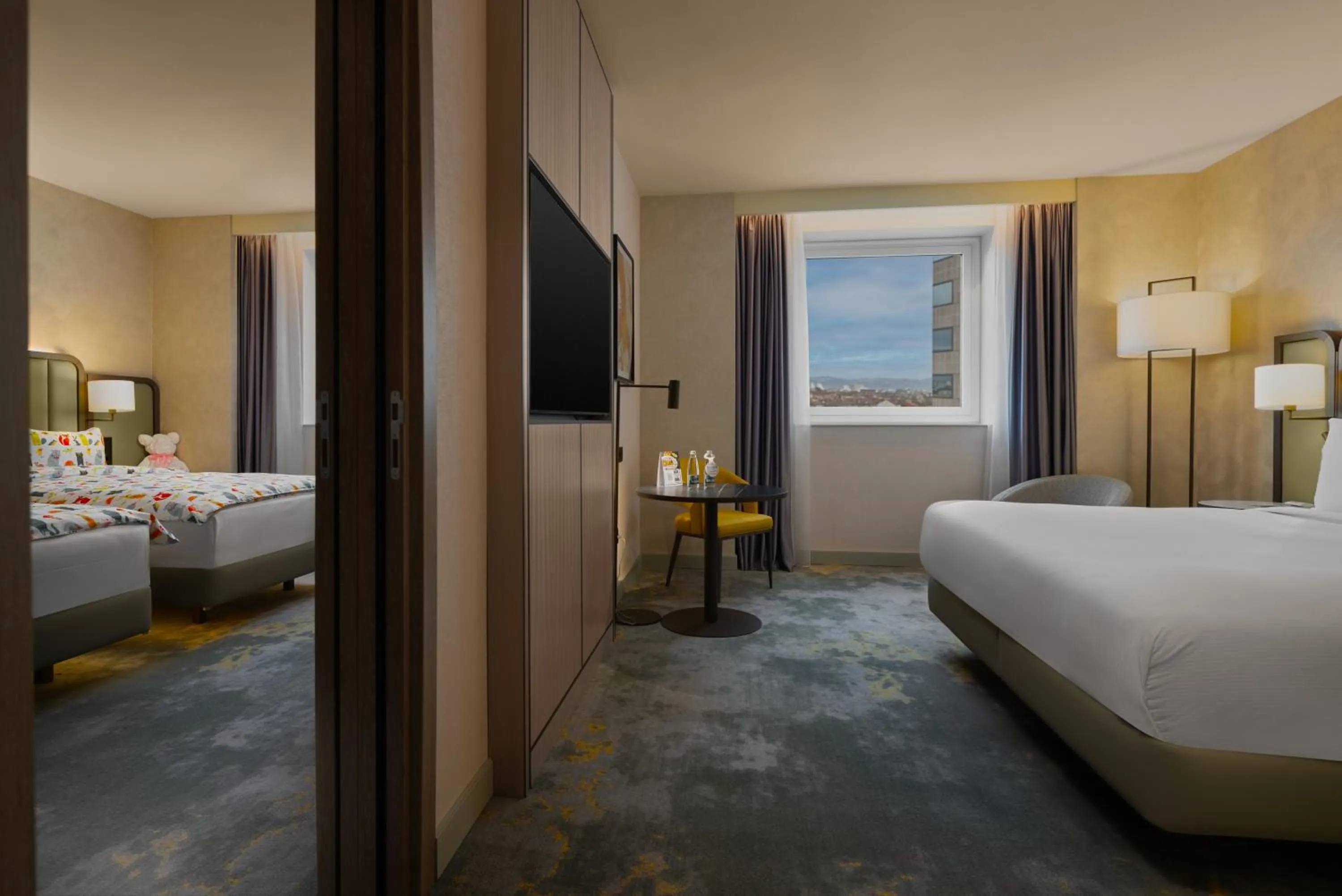 Connecting Family Room in Hilton Sofia