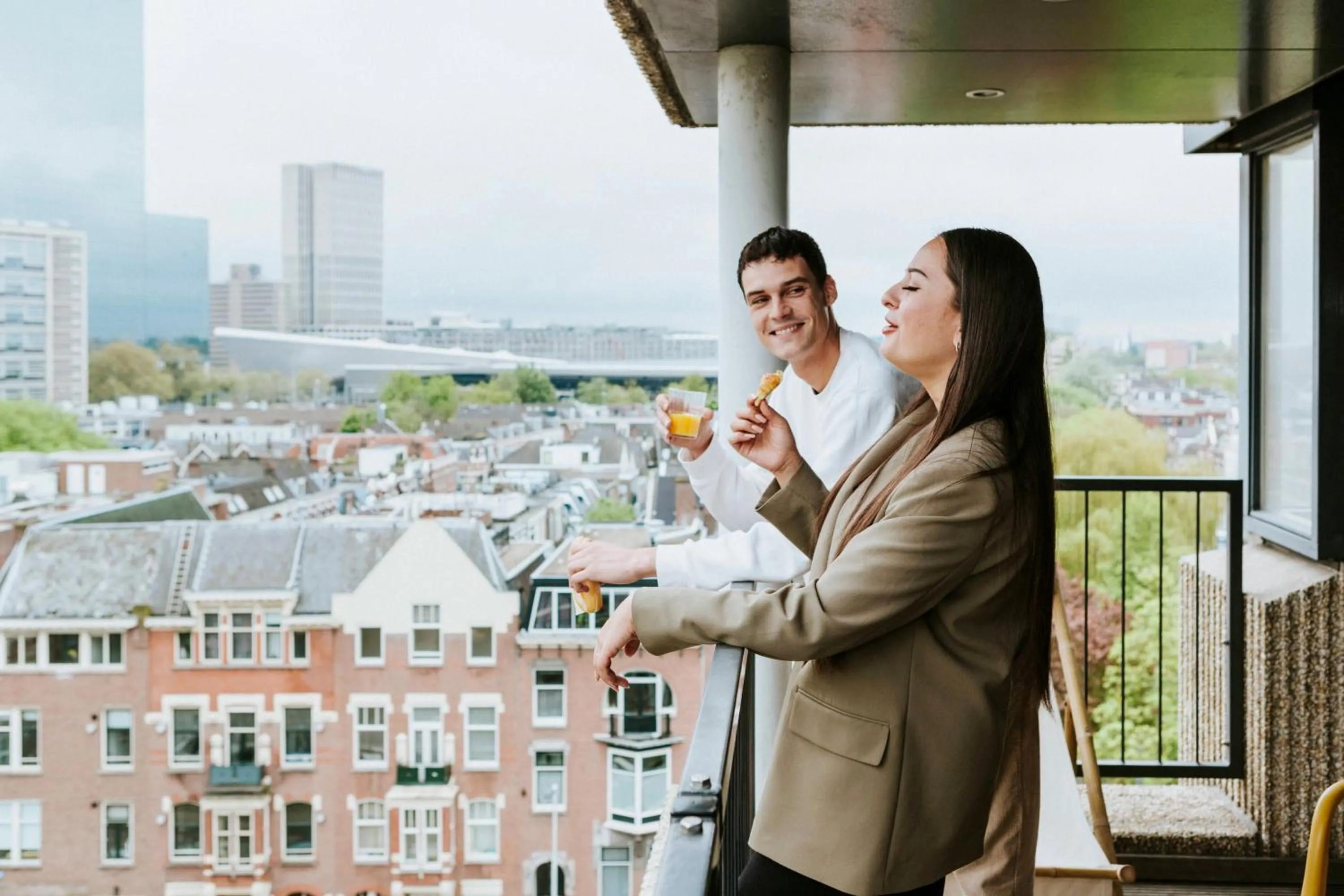 Balcony Suite in Rotterdam Teleport Hotel
