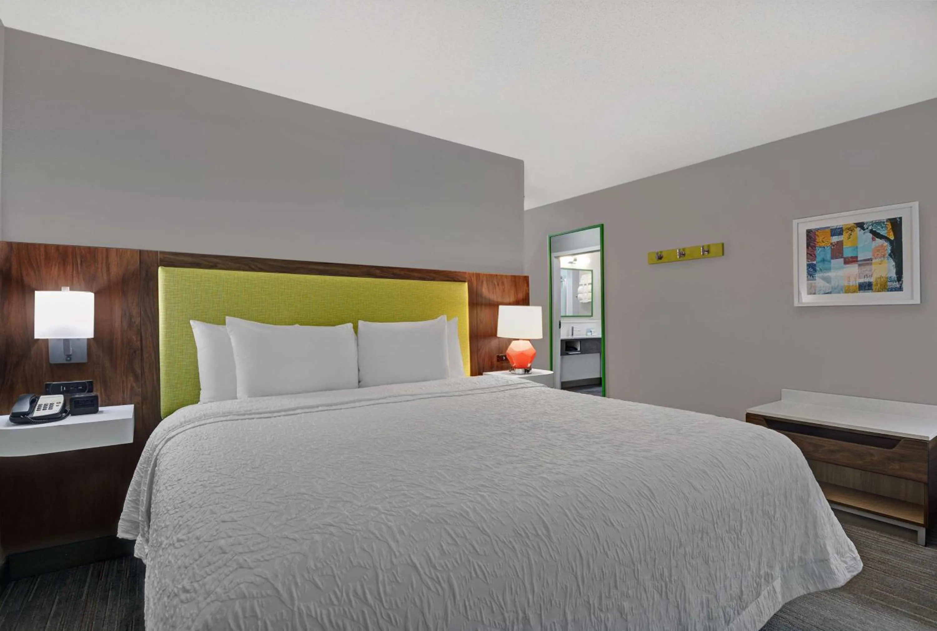 King Room with King Bed - Non-Smoking in Hampton Inn Charlotte Monroe