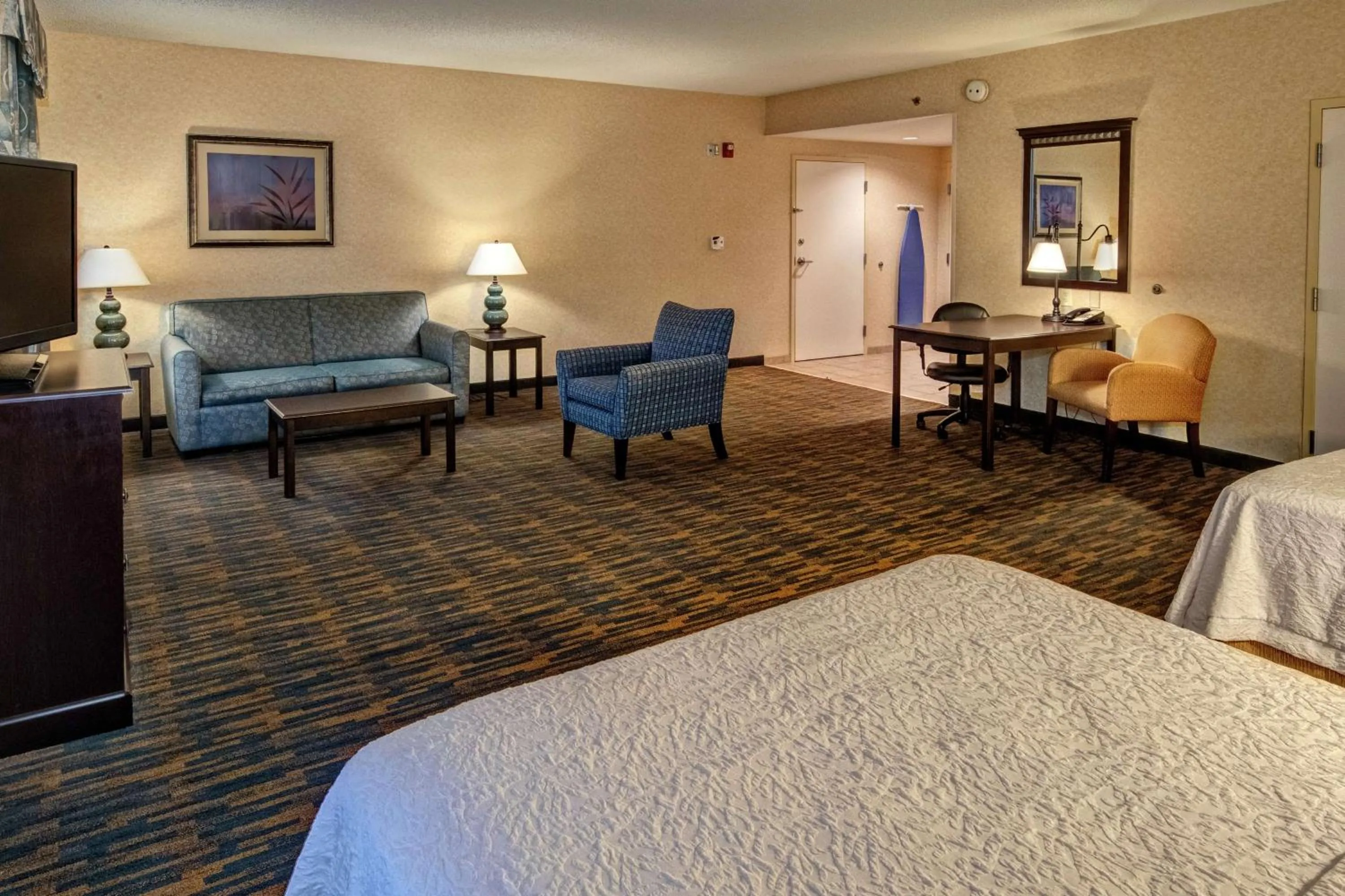 Queen Studio Suite with Two Queen Beds and Sofa Bed - Non-Smoking in Hampton Inn Roanoke Rapids