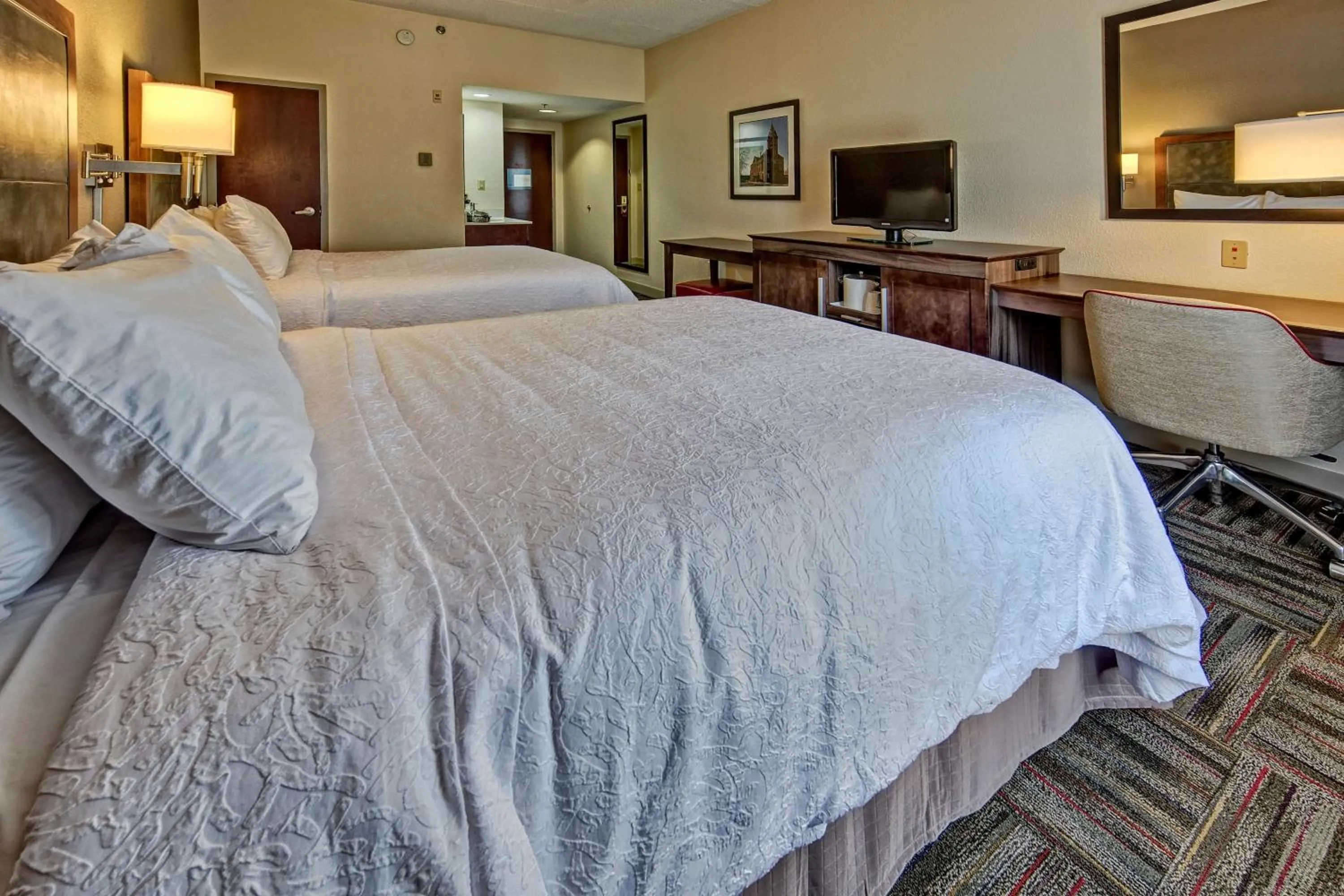 Room with Two Queen Beds - Non-Smoking in Hampton Inn Newberry Opera House