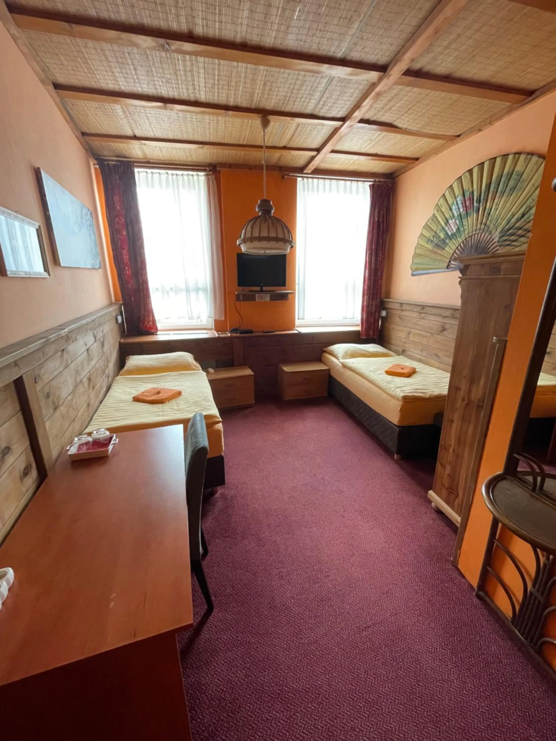 Twin Room with Private Bathroom - single occupancy in Hotel U Branky