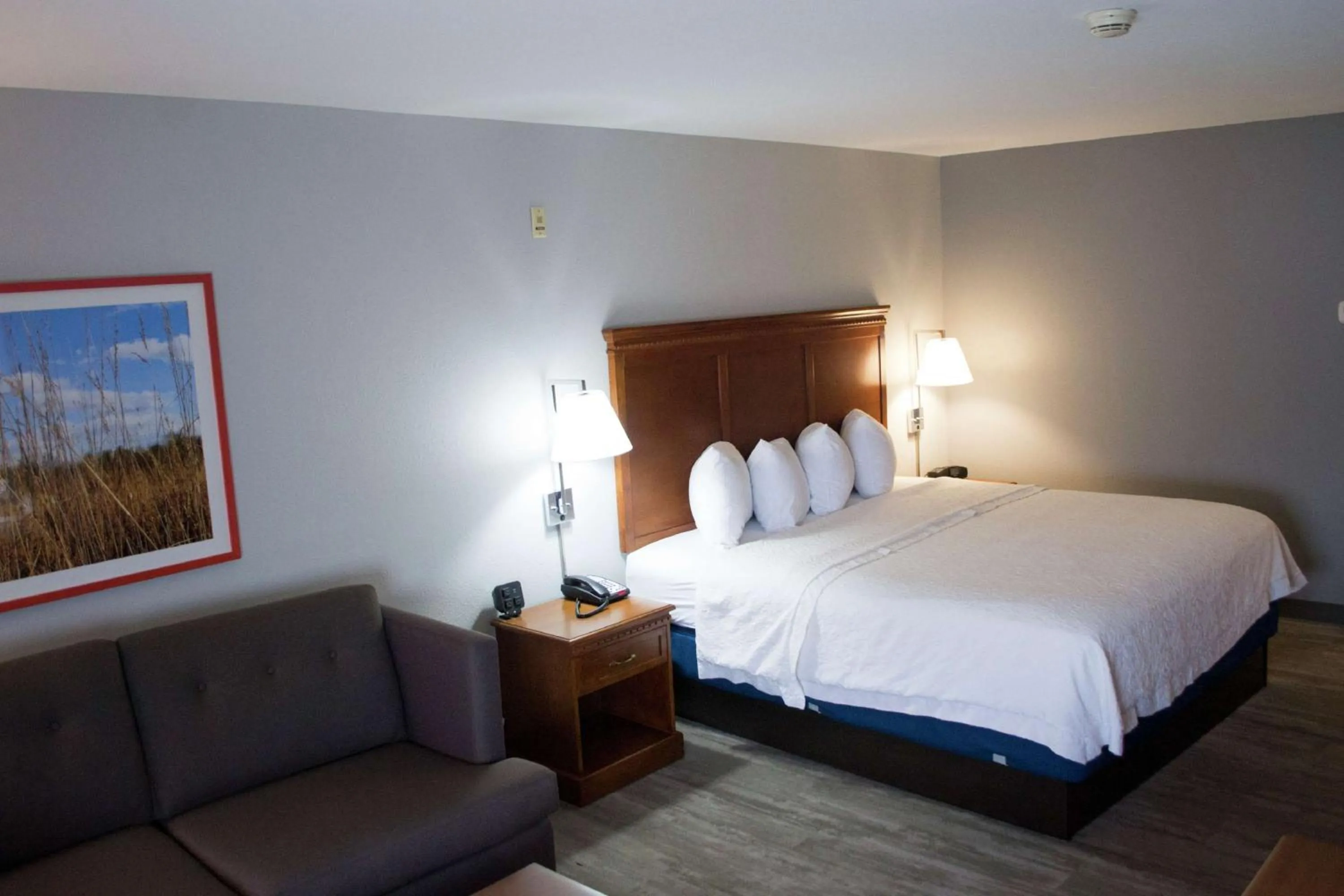 King Room with Sofa Bed and Study - Non-Smoking in Hampton Inn Marion