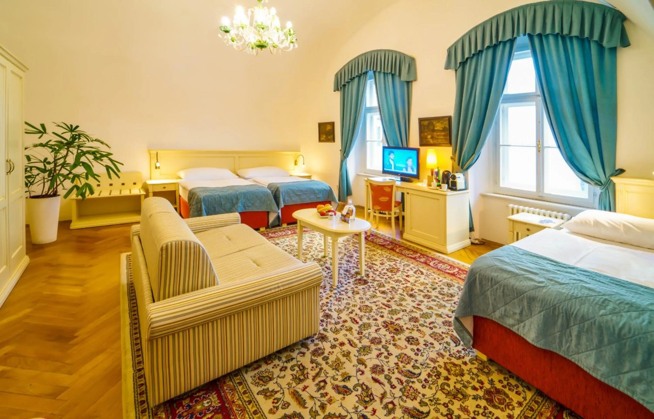 Quadruple Room in Josephine Old Town Square Hotel - Czech Leading Hotels