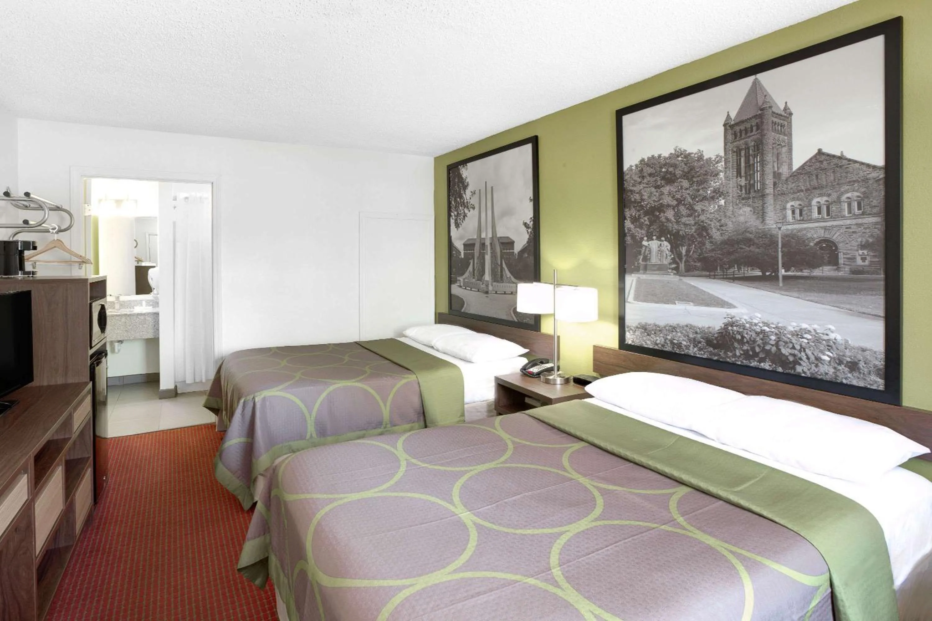 Double Room with Two Double Beds - Non-Smoking in Super 8 by Wyndham Lafayette