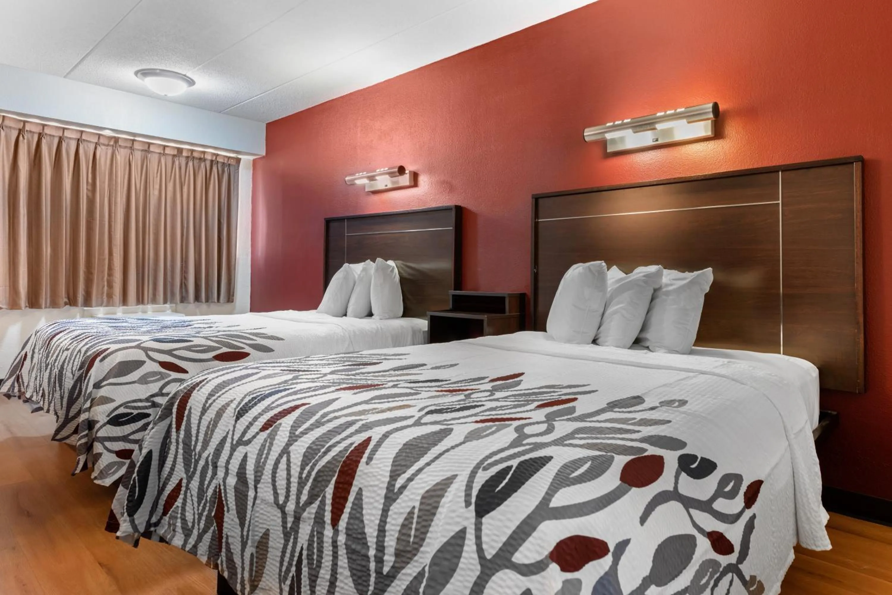 Deluxe Room with Two Double Beds Disability Access Non-Smoking in Red Roof Inn Lafayette - Purdue University