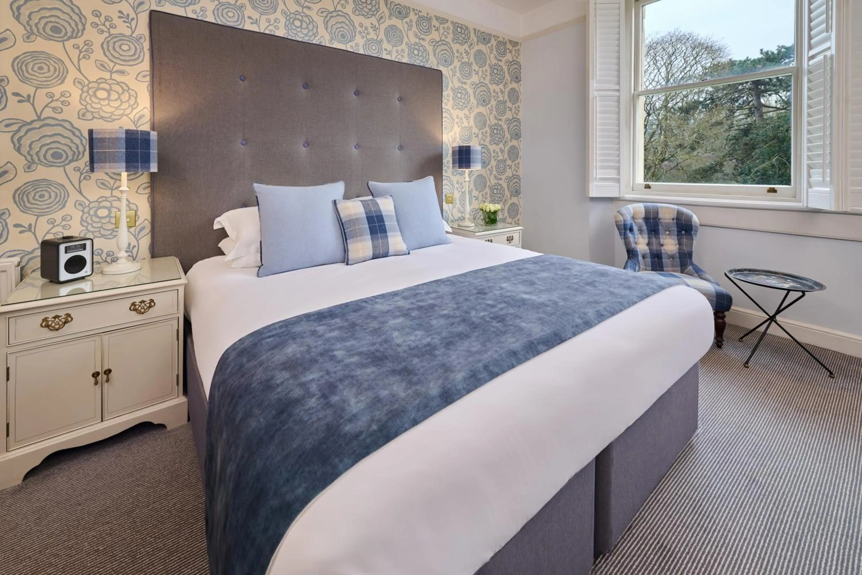 Deluxe King Double Room with Park View in The Roseate Villa Bath