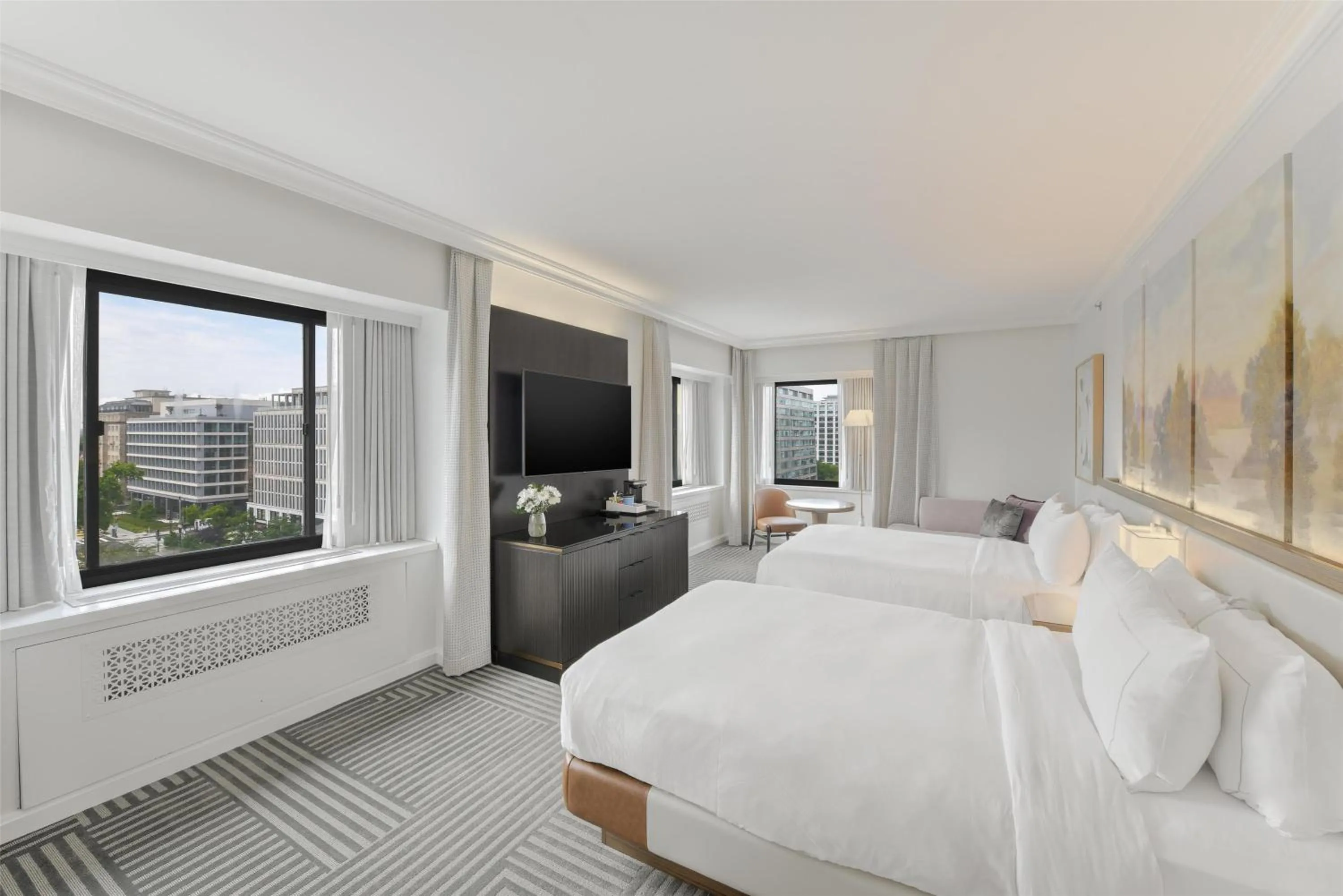 Queen Room with Two Queen Beds and City View in Capital Hilton