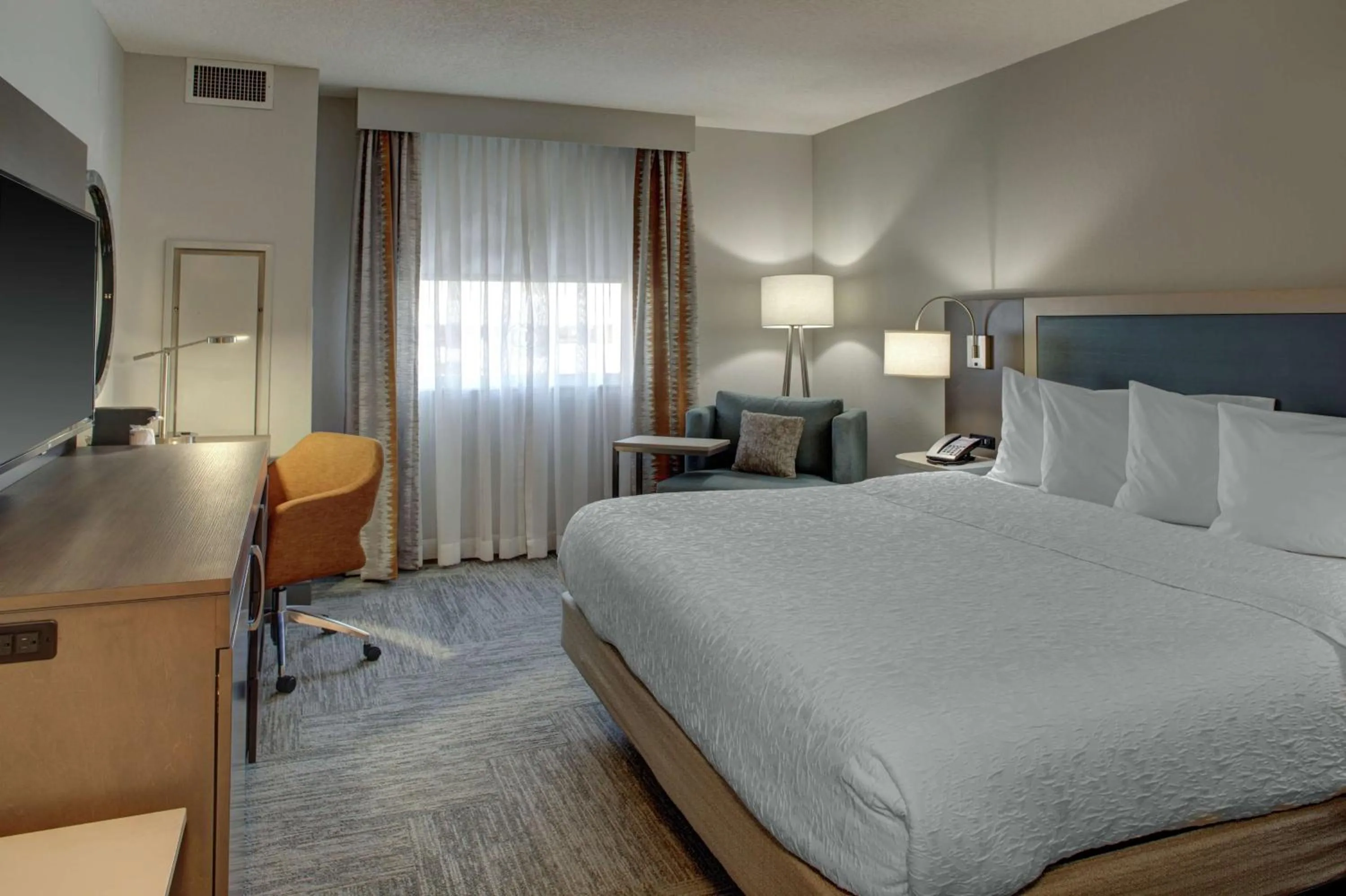 King Room with Tub - Mobility/Hearing Accessible/Non-Smoking in Hampton Inn & Suites Miami Airport South/Blue Lagoon