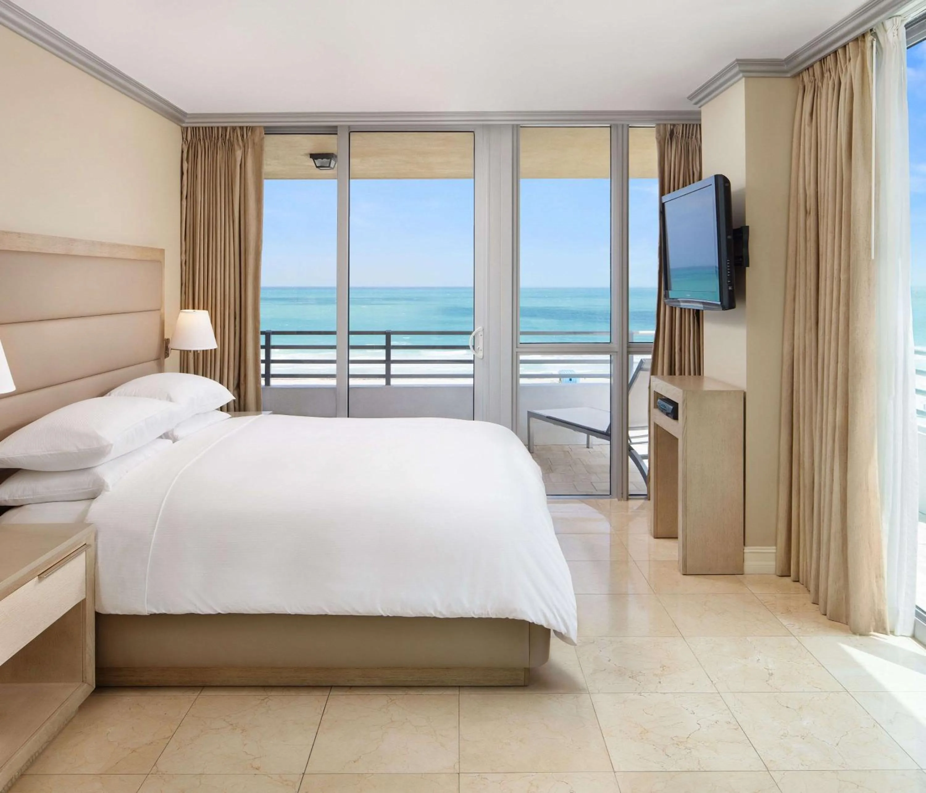 Two-Bedroom Oceanfront Suite with Sofa Bed in Hilton Bentley Miami South Beach