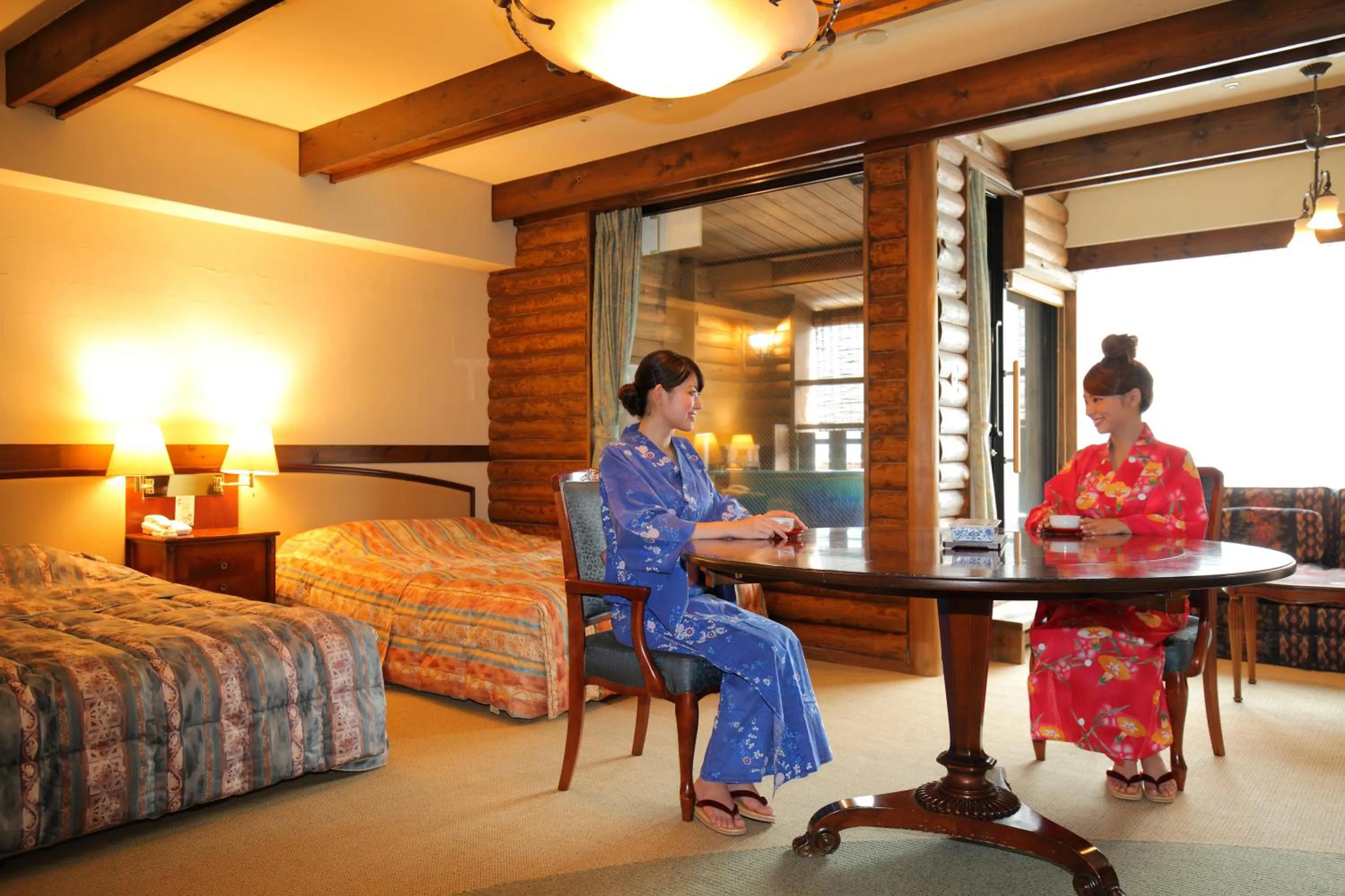 Superior Twin Room with Open Air Bath in Sasara