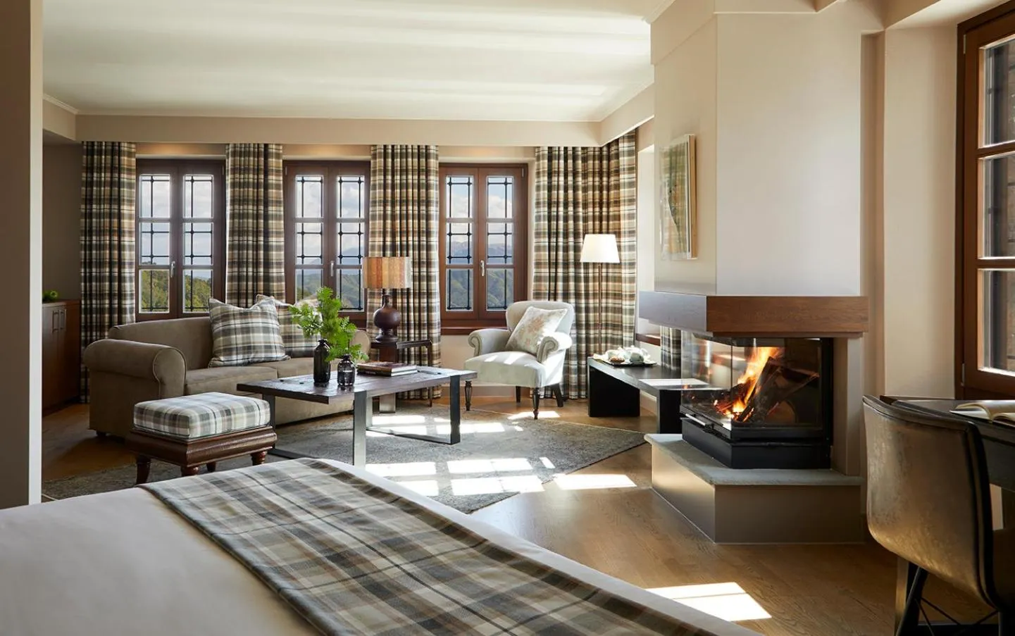 Superior Suite with Patio in MounTrace Suites & SPA