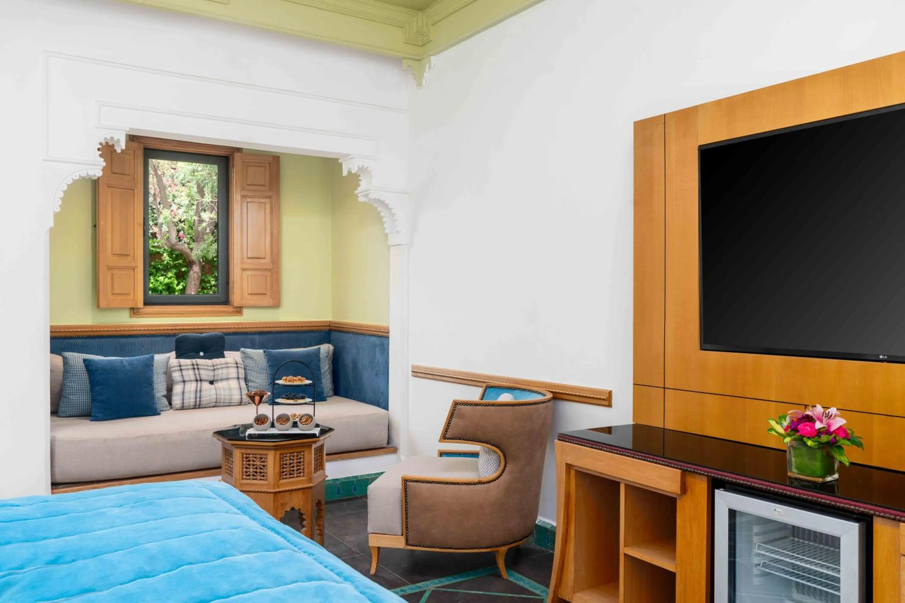 Premium Room with Terrace Pool View - single occupancy in Jaal Riad Resort