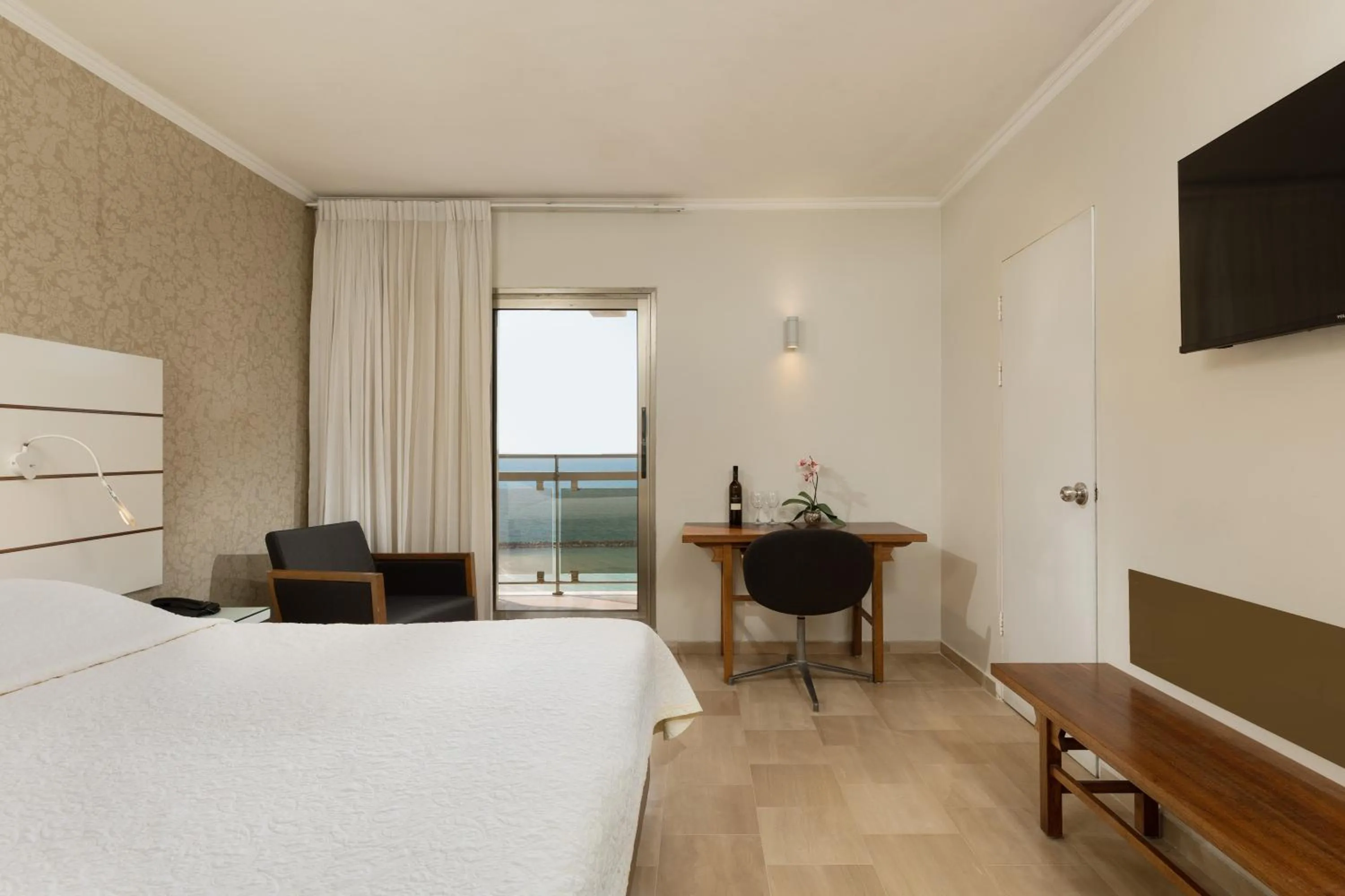 Double Room with Balcony and Sea View - single occupancy in Residence Beach Hotel