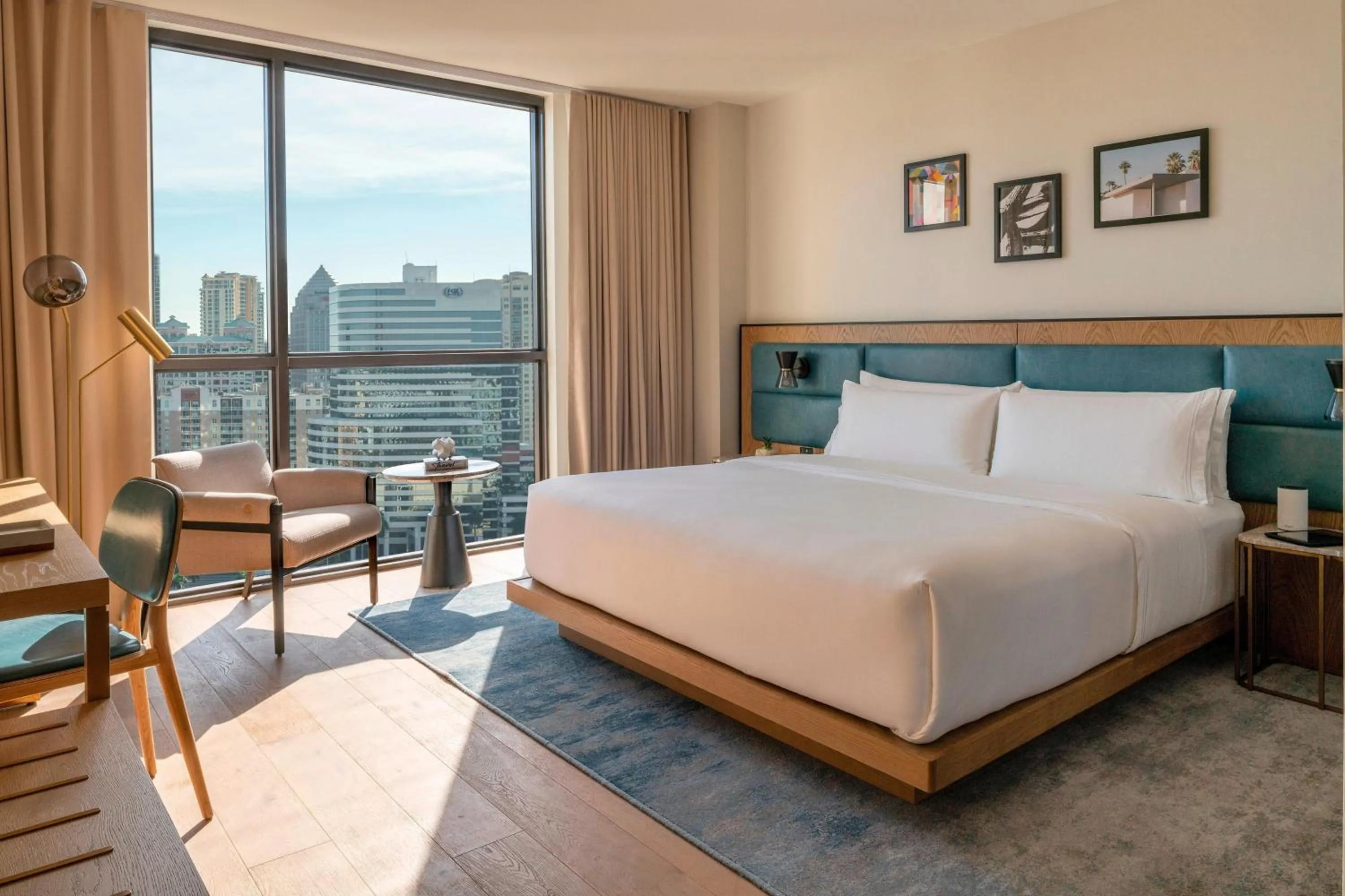 Guest Room One King with Skyline View in The Dalmar, Fort Lauderdale, a Tribute Portfolio Hotel