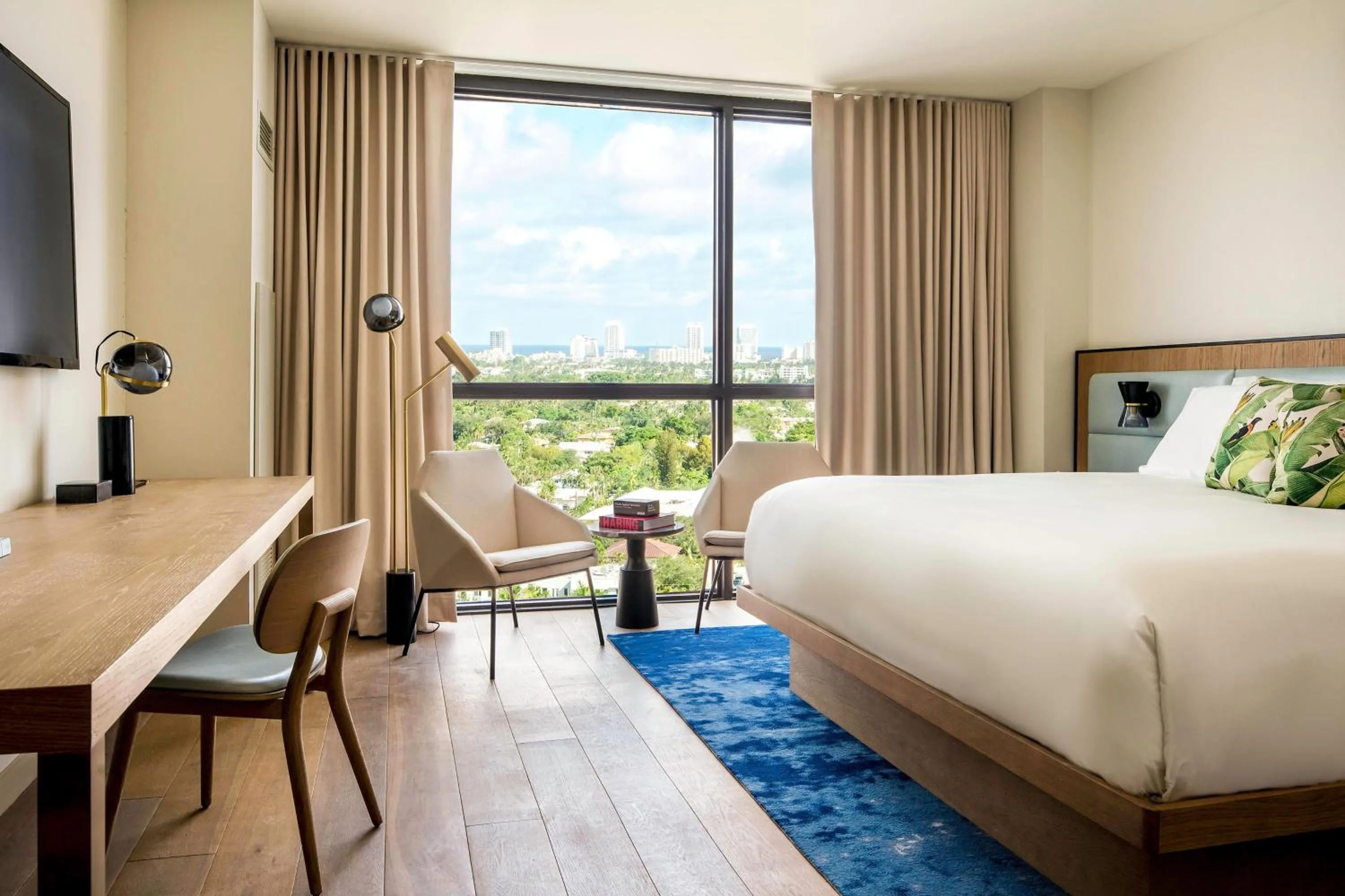 Traditional King Room with City View in The Dalmar, Fort Lauderdale, a Tribute Portfolio Hotel
