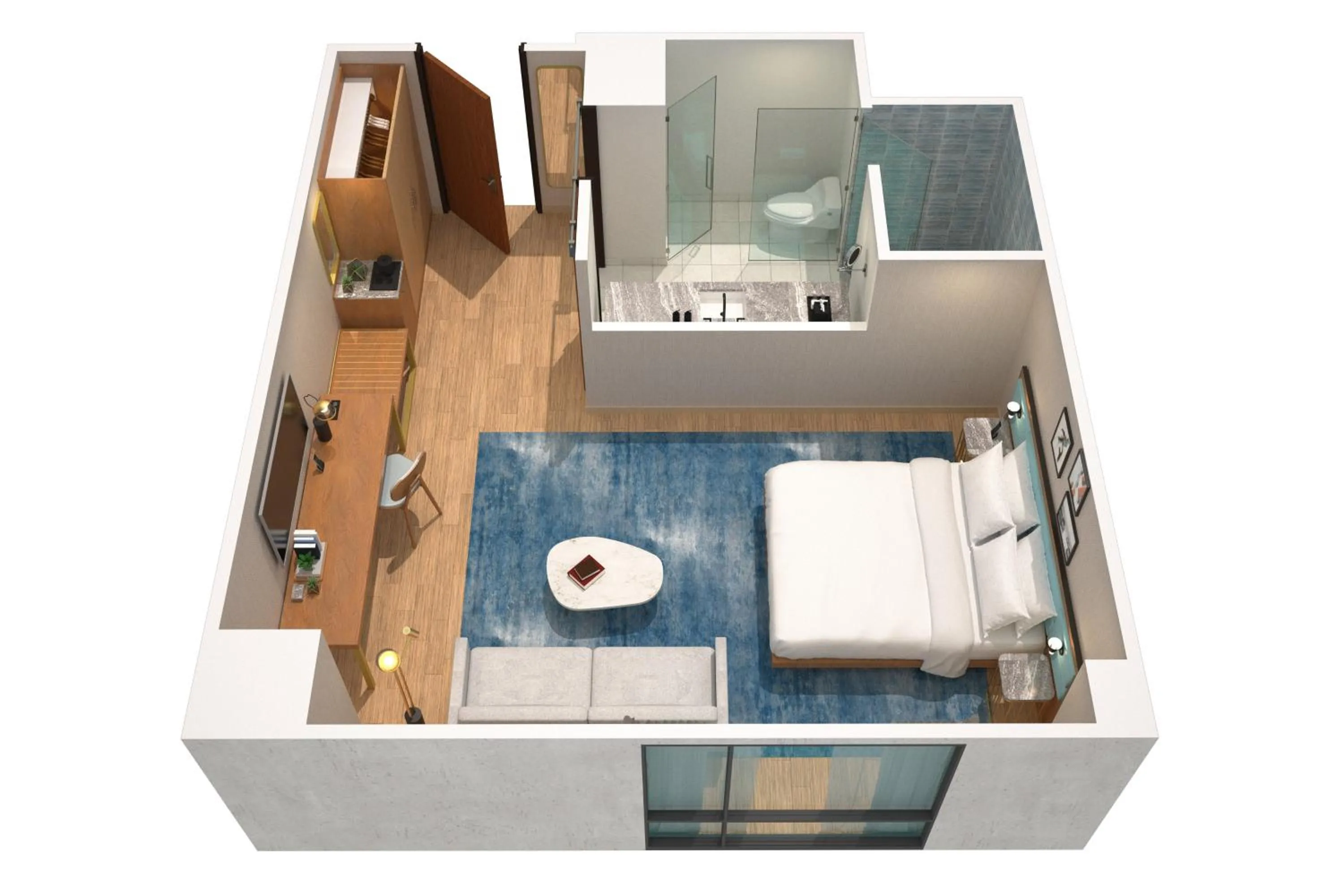 Lauderdale Studio with Sofa Bed  in The Dalmar, Fort Lauderdale, a Tribute Portfolio Hotel