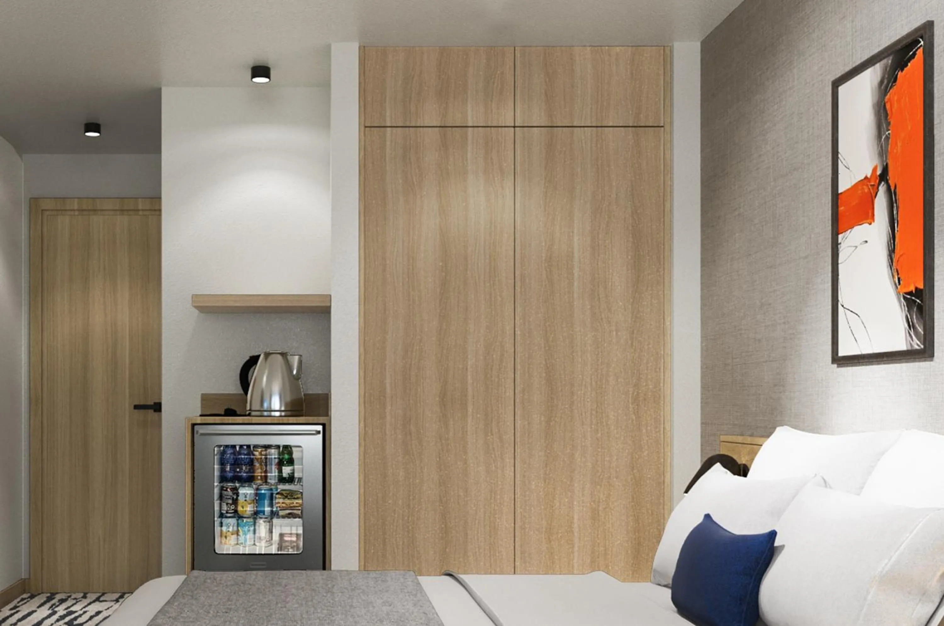 Queen Room with Sea View - single occupancy in Erzurumlu Hotel