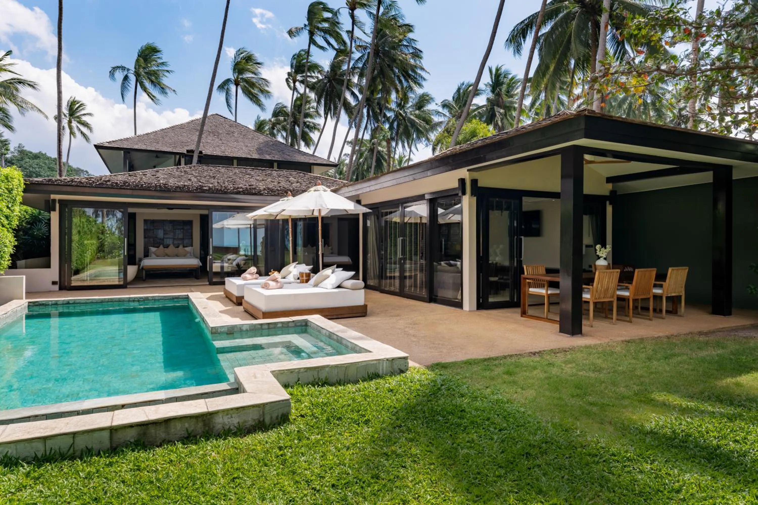 Beachfront 2 Bedroom Private Pool Villa in Nikki Beach Resort & Spa Koh Samui