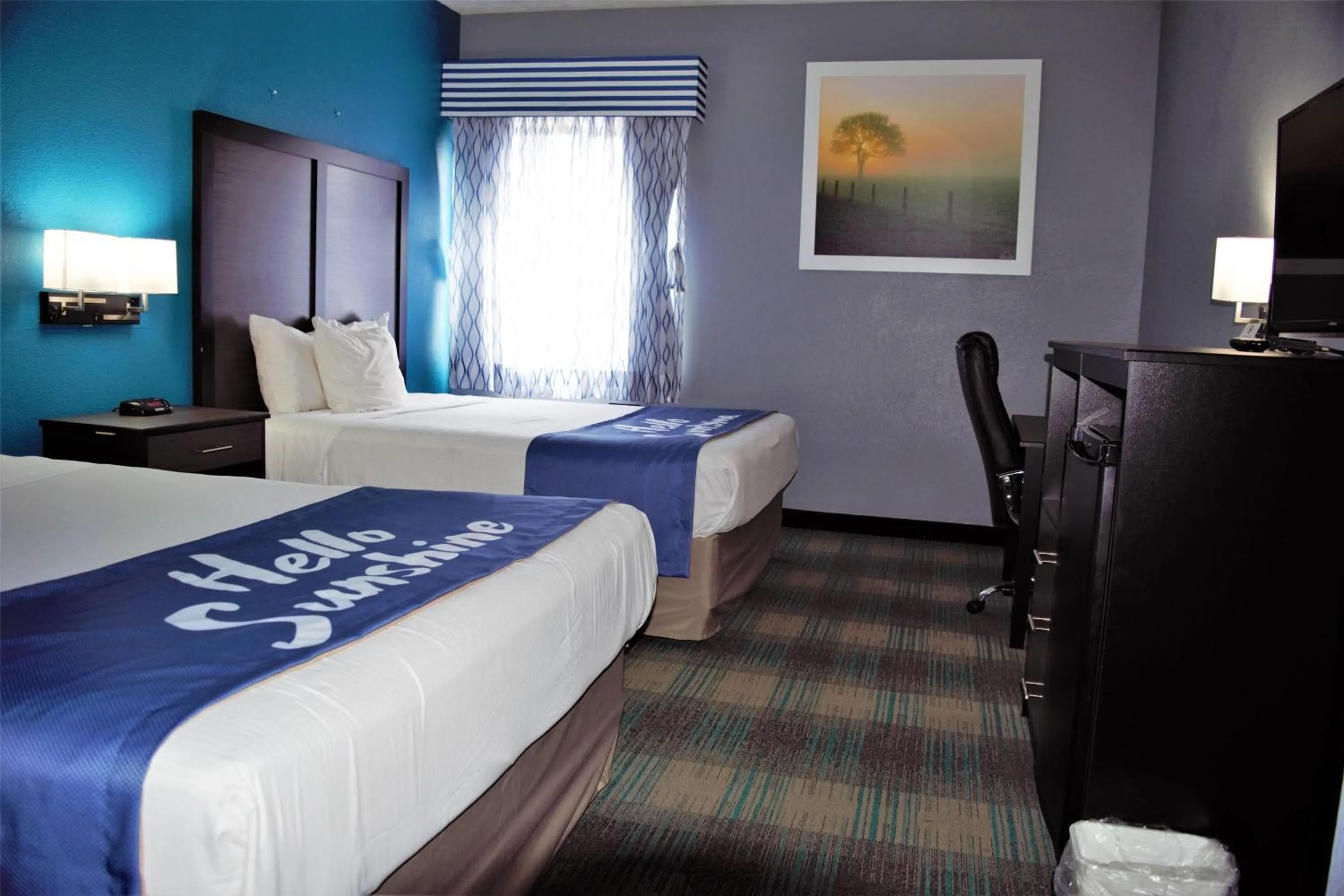 Queen Room with Two Queen Beds - Non-Smoking in Days Inn by Wyndham Montgomery
