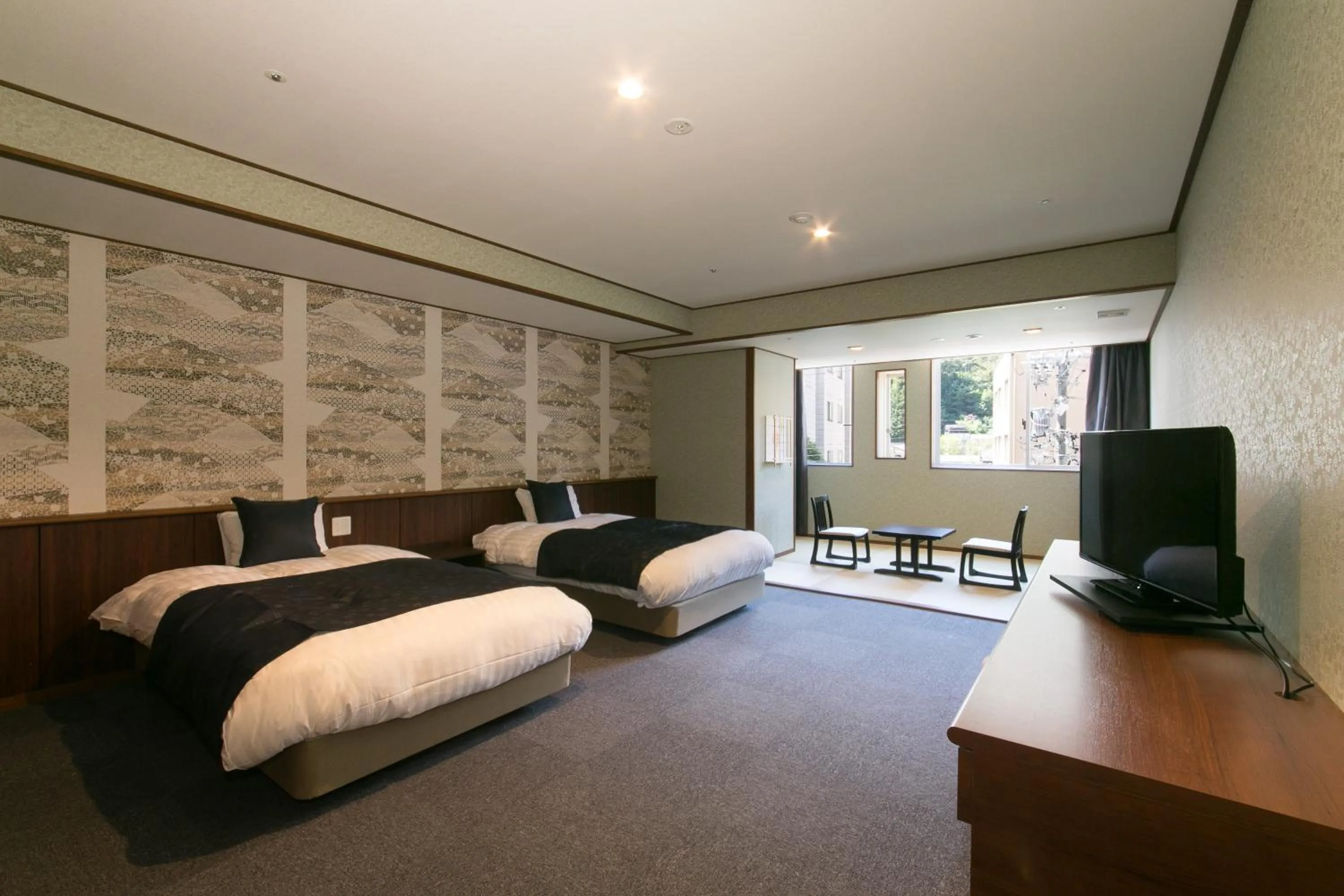 Superior Twin Room with Mountain View - Non-Smoking in Suimeikan