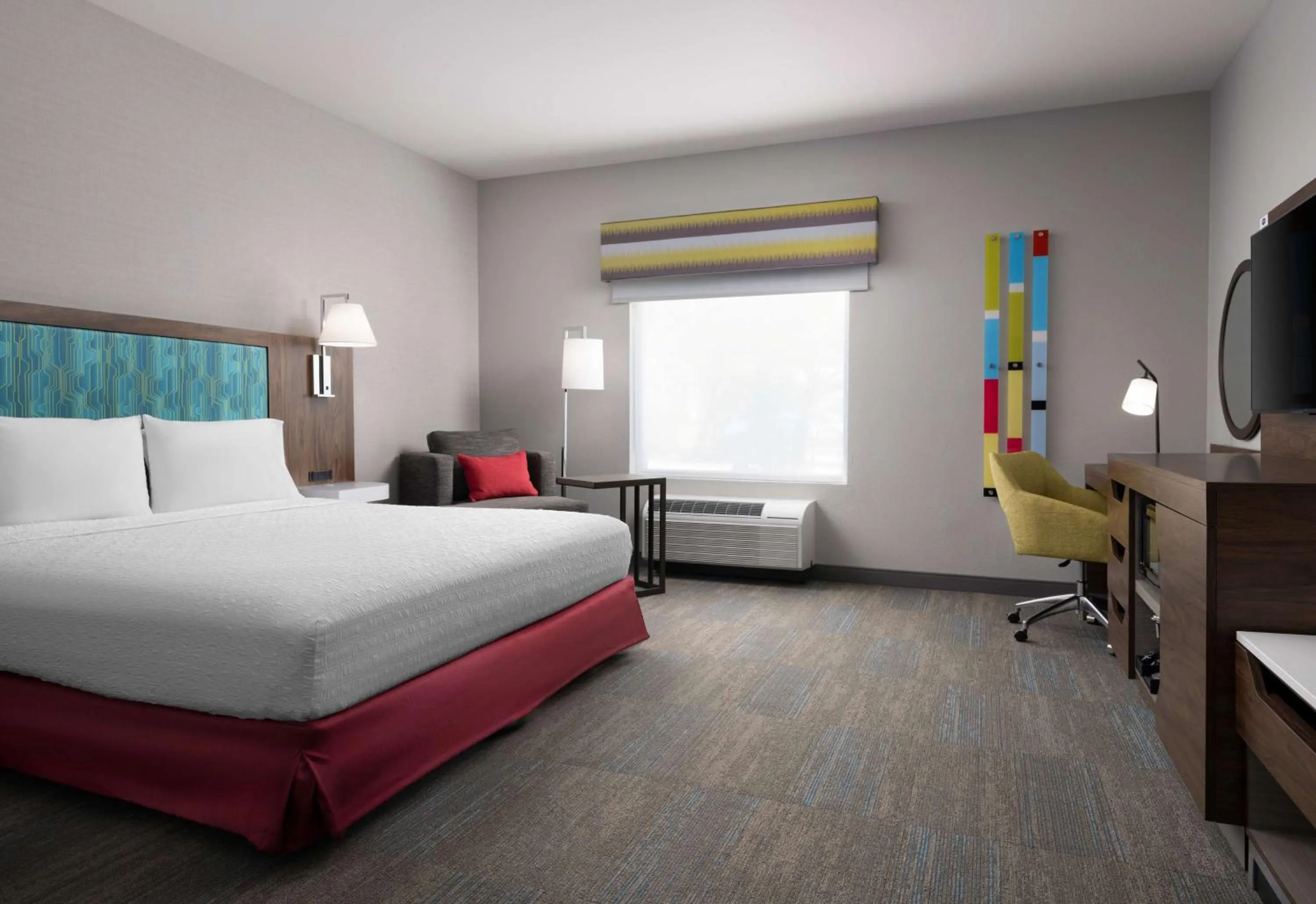 King Room with Roll-In Shower - Mobility and Hearing Access/Non-Smoking in Hampton Inn San Diego/Del Mar