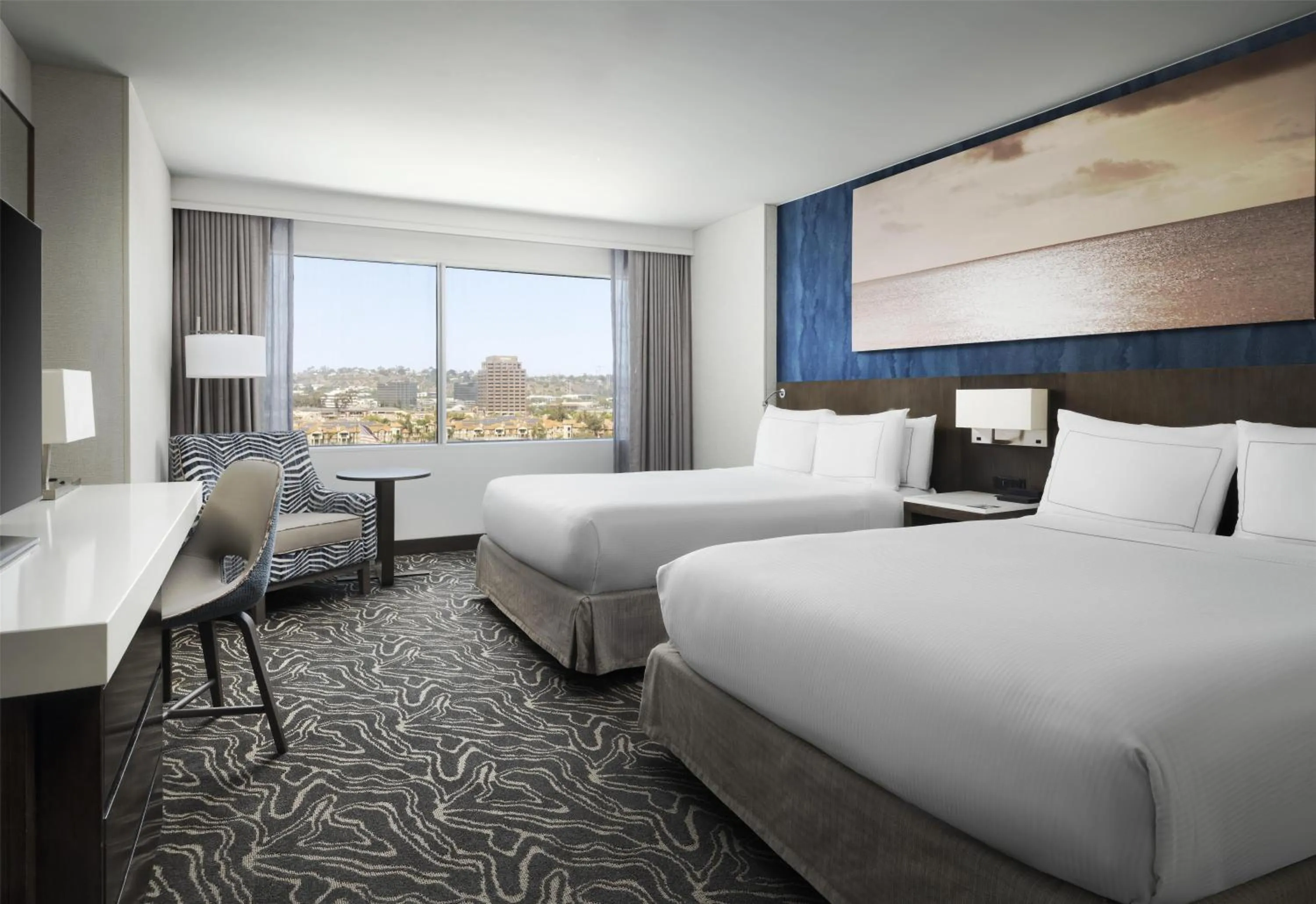 Room with Two Queen Beds - High Floor in Hilton San Diego Mission Valley