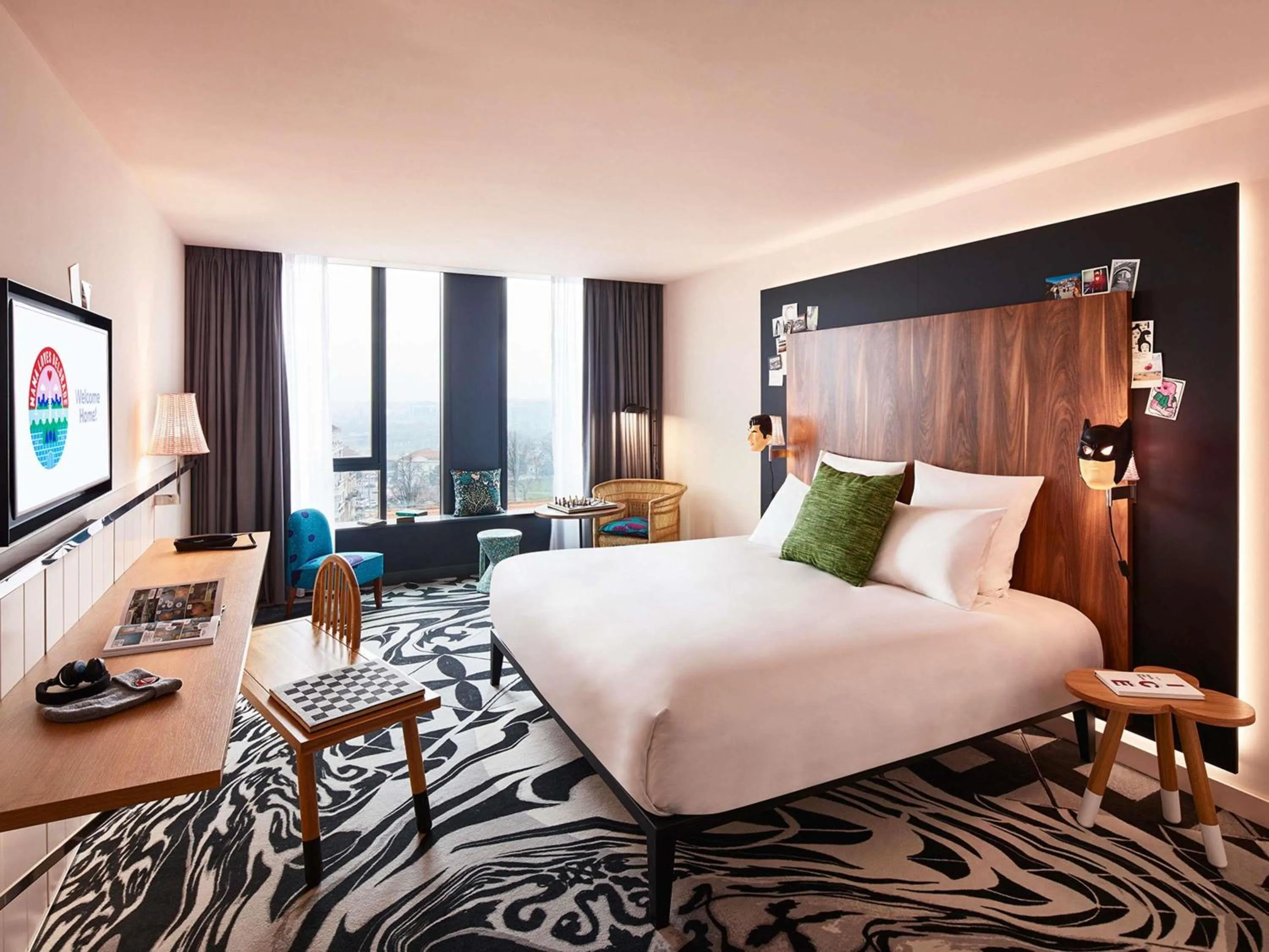 Large Mama Double Room in Mama Shelter Belgrade