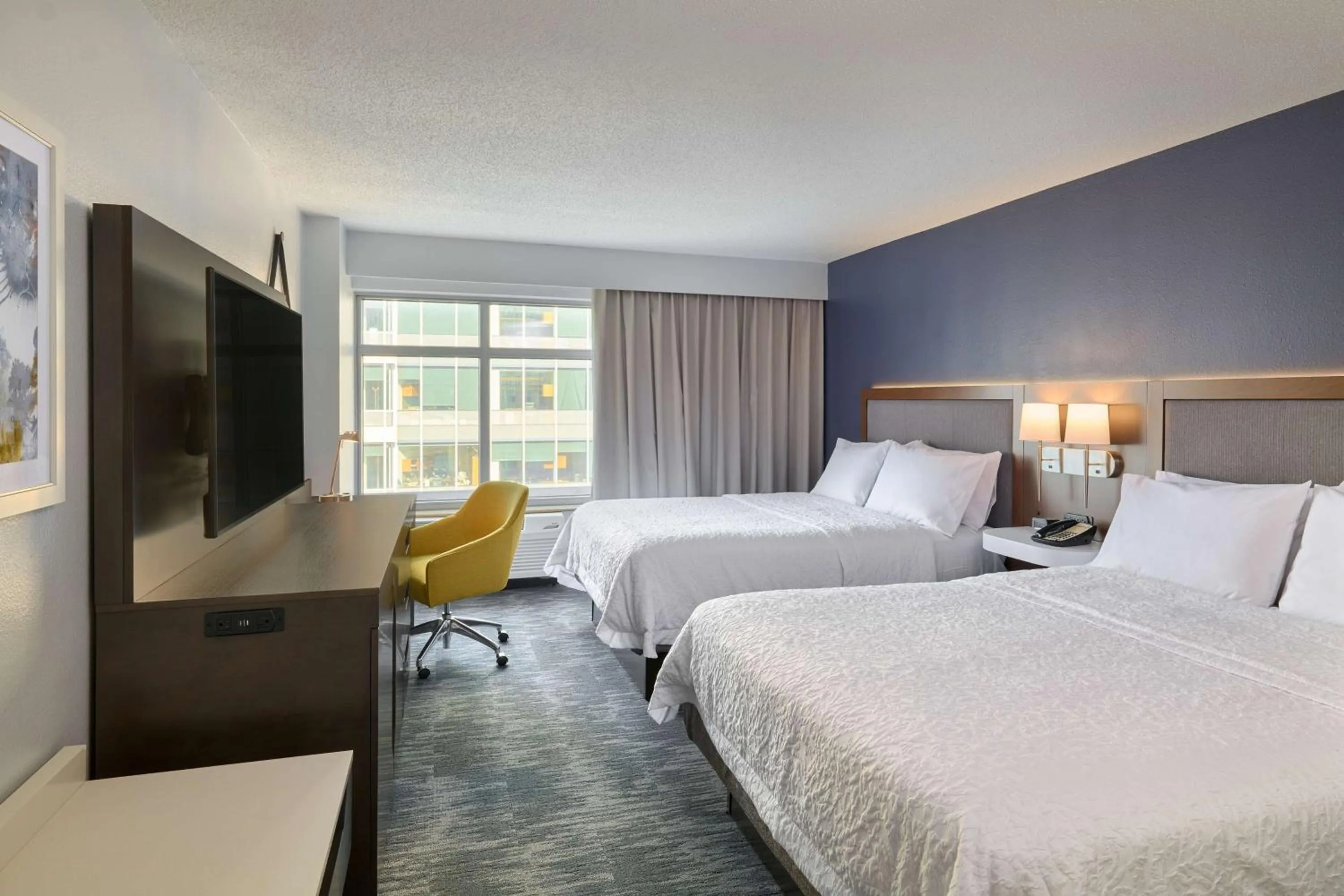 Room with Two Queen Beds - Non-Smoking in Hampton Inn Washington DC - Convention Center