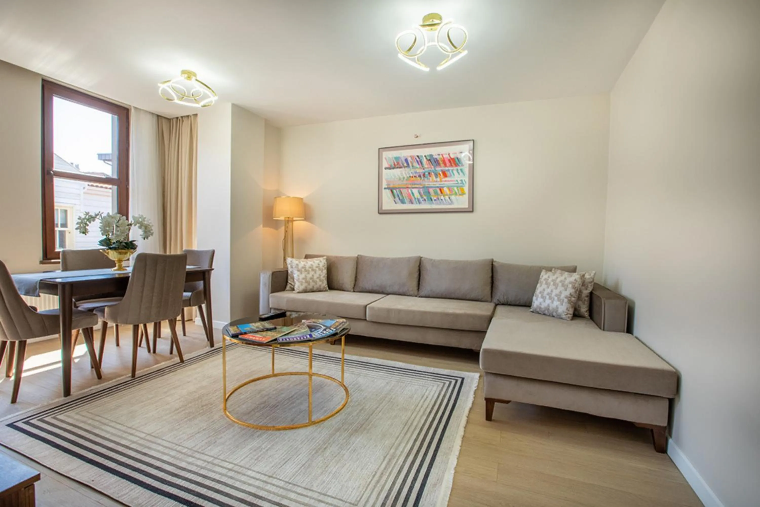 Executive Serviced Apartments with One King and Two Single Beds in Millennium Istanbul Golden Horn