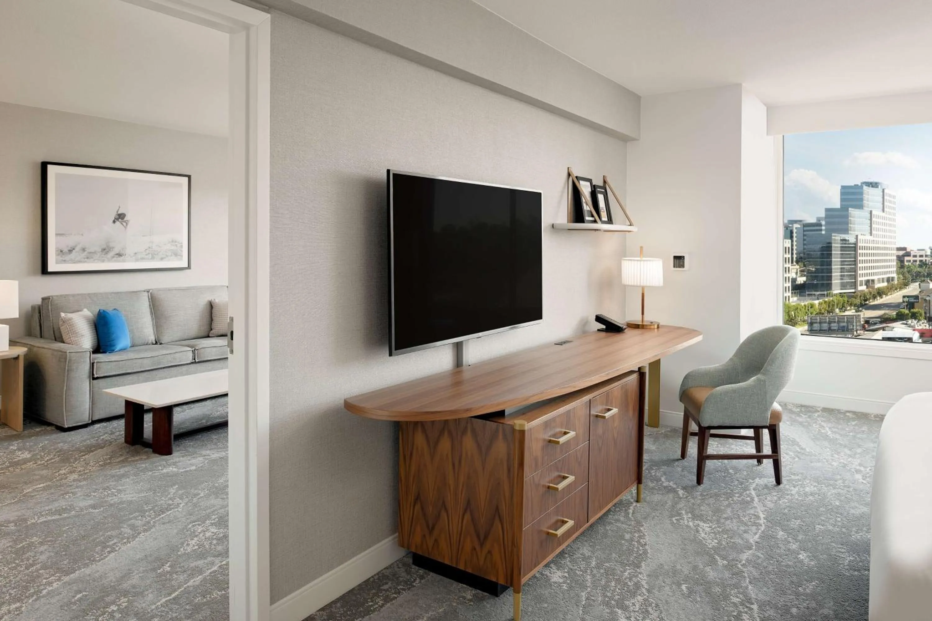 One-Bedroom King Suite in Hilton Los Angeles-Culver City, CA