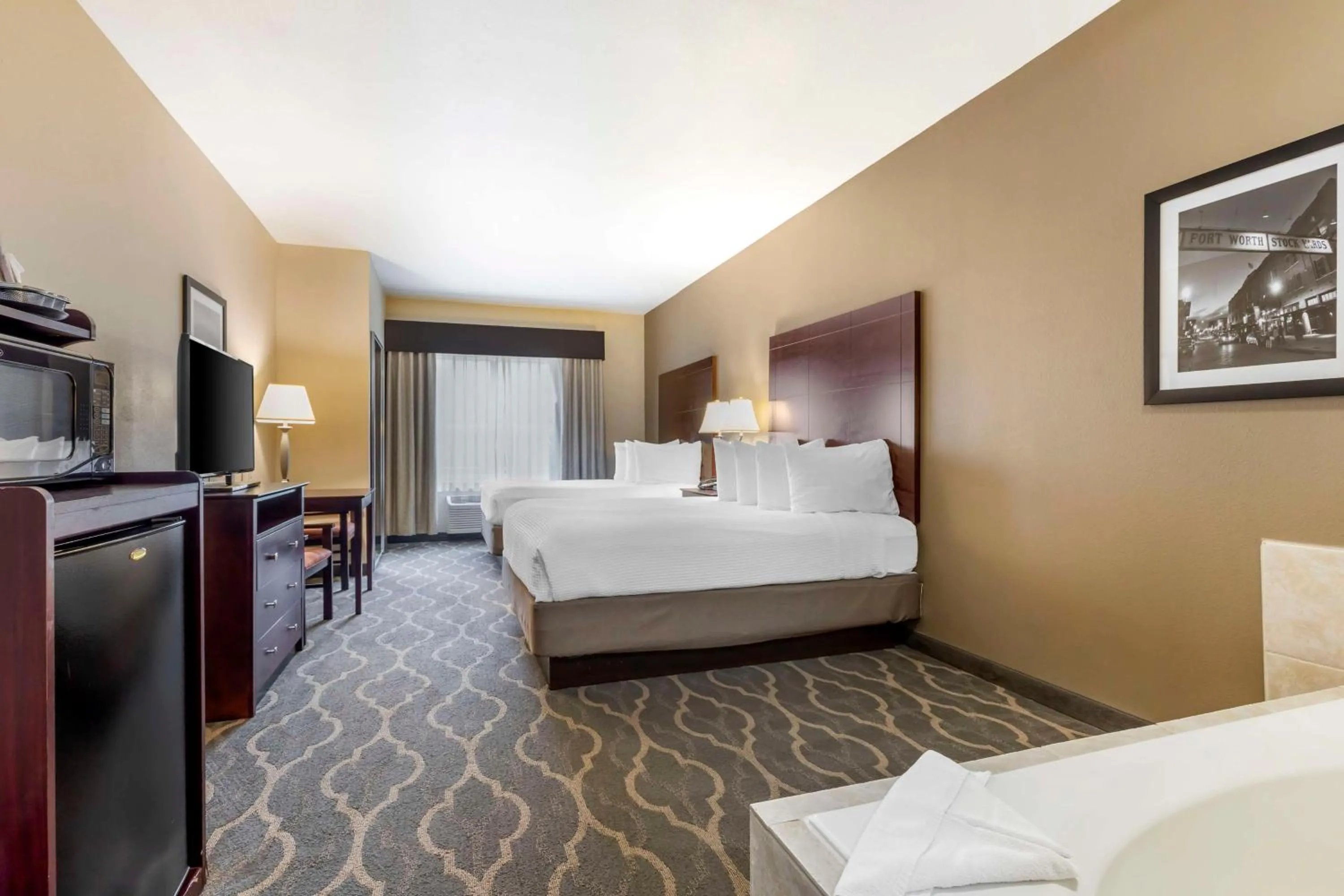 Queen Room with Two Queen Beds and Spa Bath - Mobility Accessible/Communication Assistance/Non-Smoking in Best Western Plus Burleson Inn & Suites