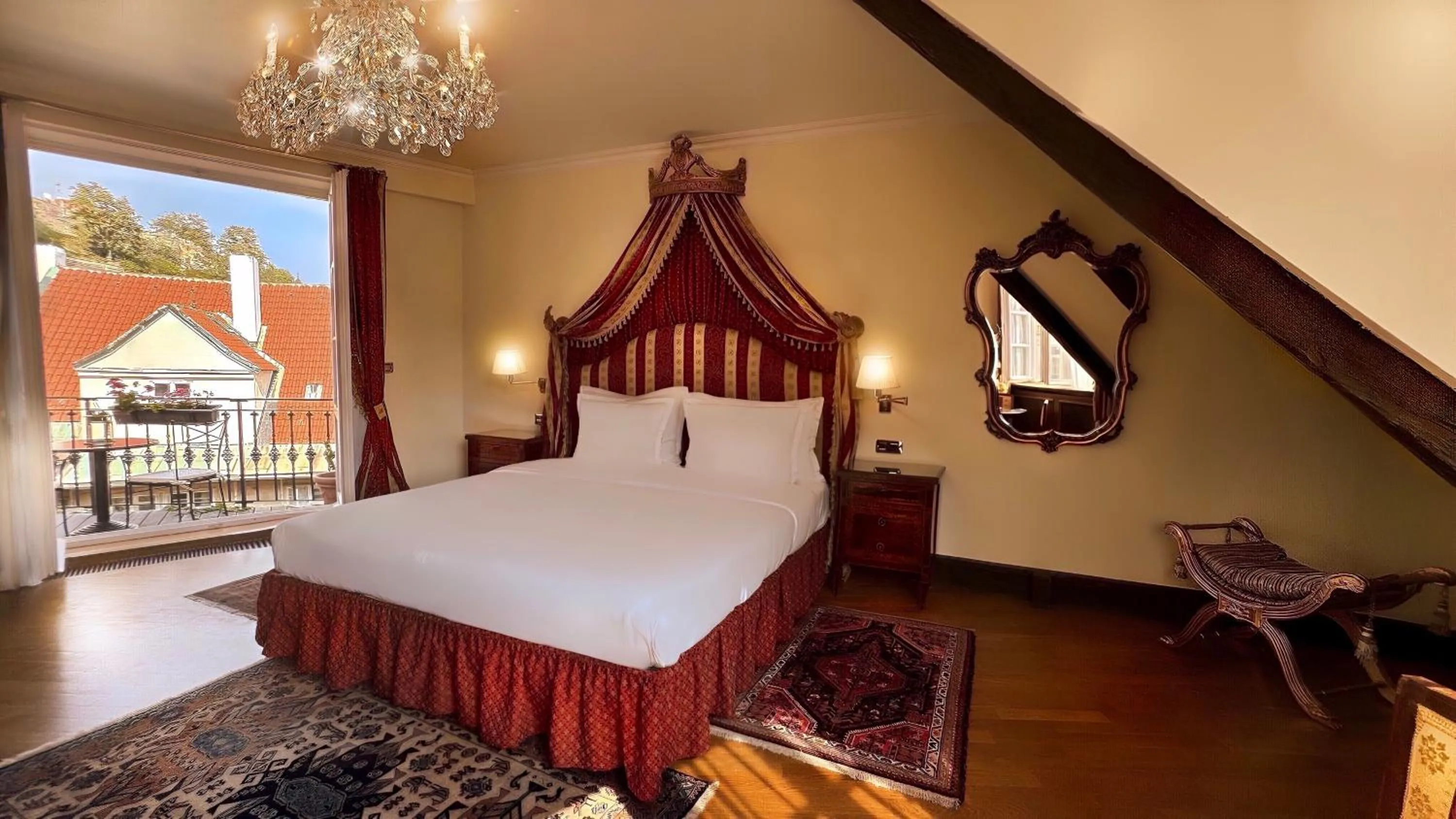 One-Bedroom Apartment with Terrace in Alchymist Prague Castle Suites Hotel