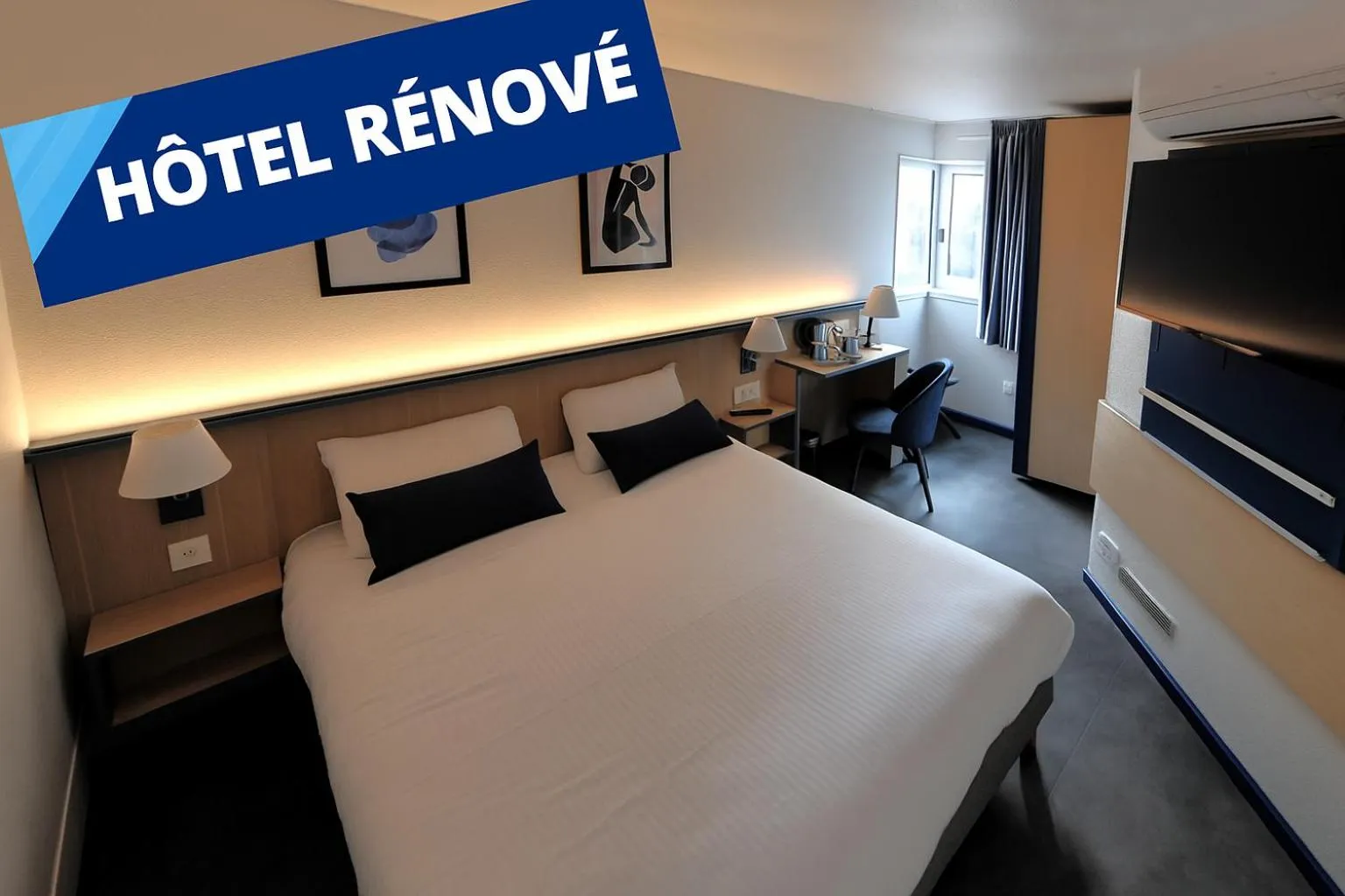 Double Room in Kyriad Villefranche Sur Saone Porte du Beaujolais -Rénové-
