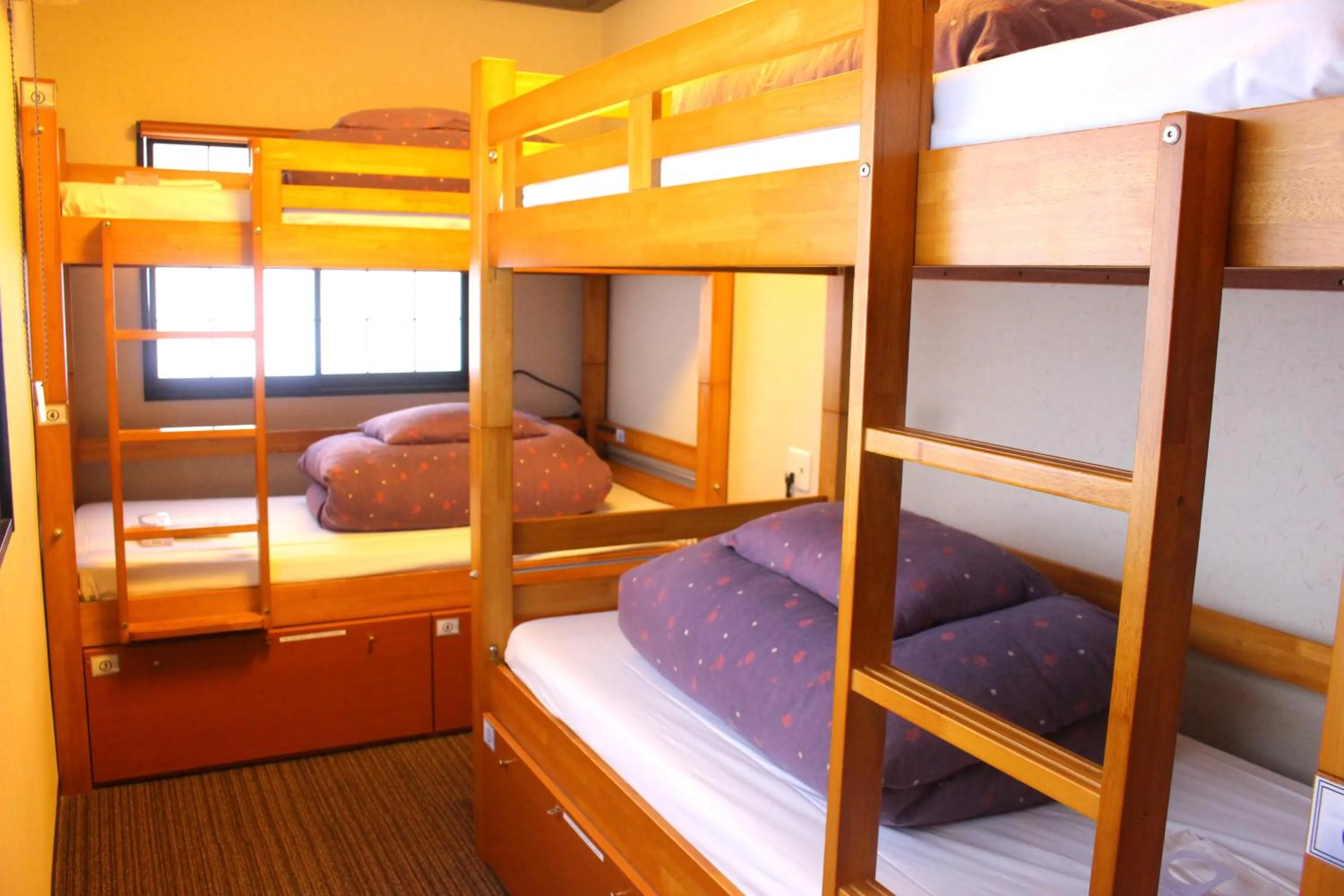 Quadruple Room with Shower in K's House Tokyo Oasis - Quality Hostel in Asakusa