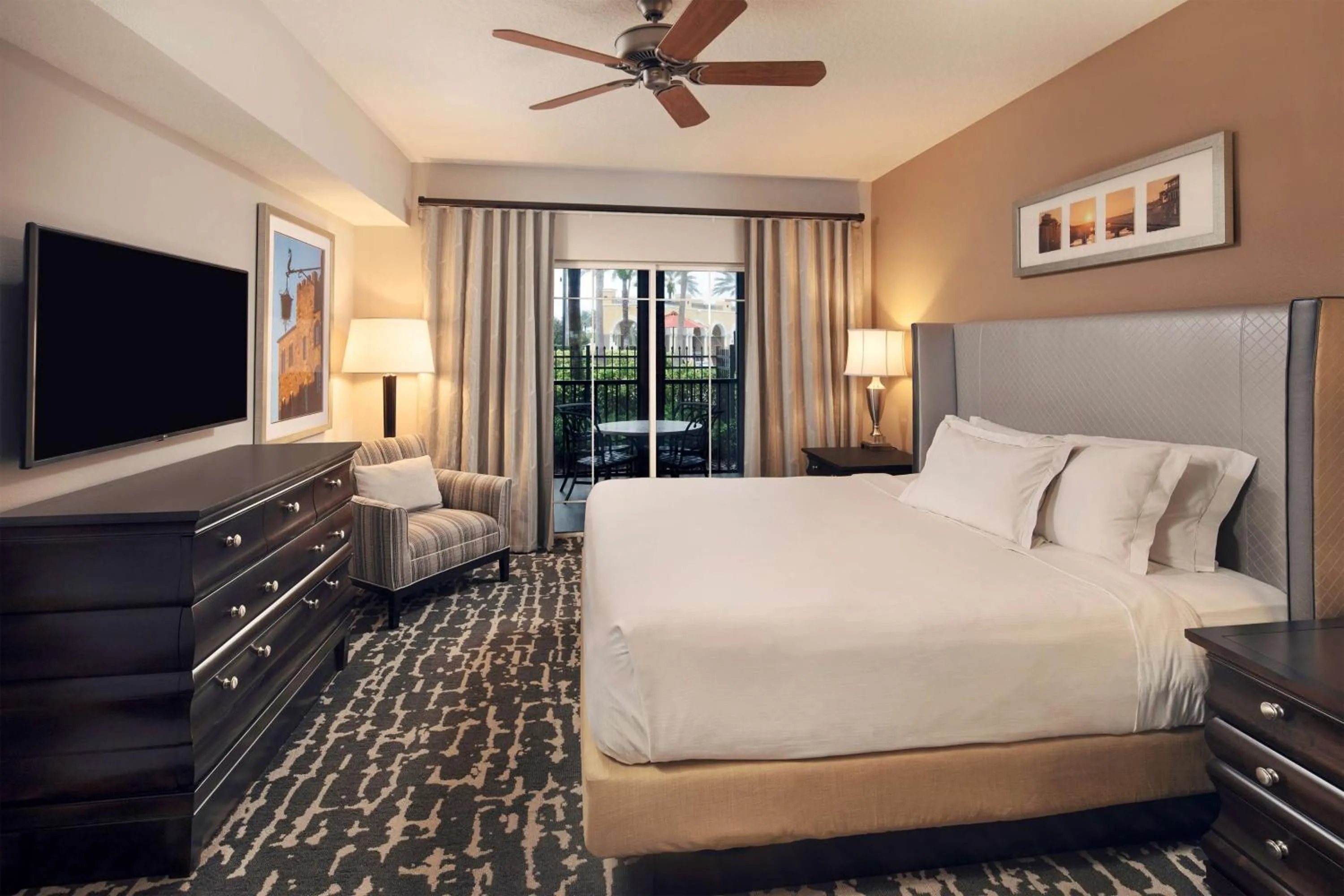 One Bedroom Suite with sofabed & balcony in Hilton Grand Vacations Club Tuscany Village Orlando