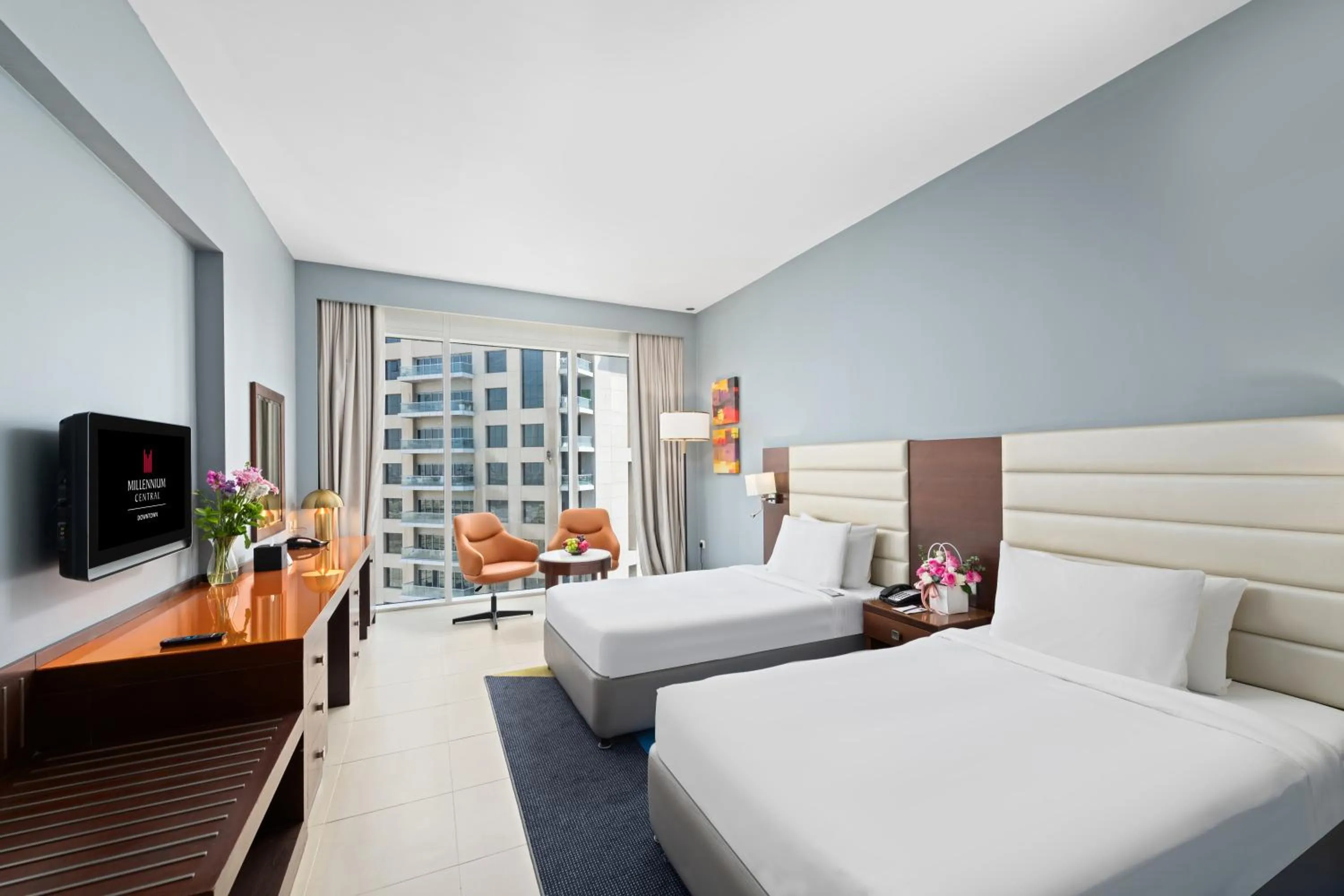 Business Class Room with Twin Bed (Canal View) in Millennium Central Downtown - Dubai