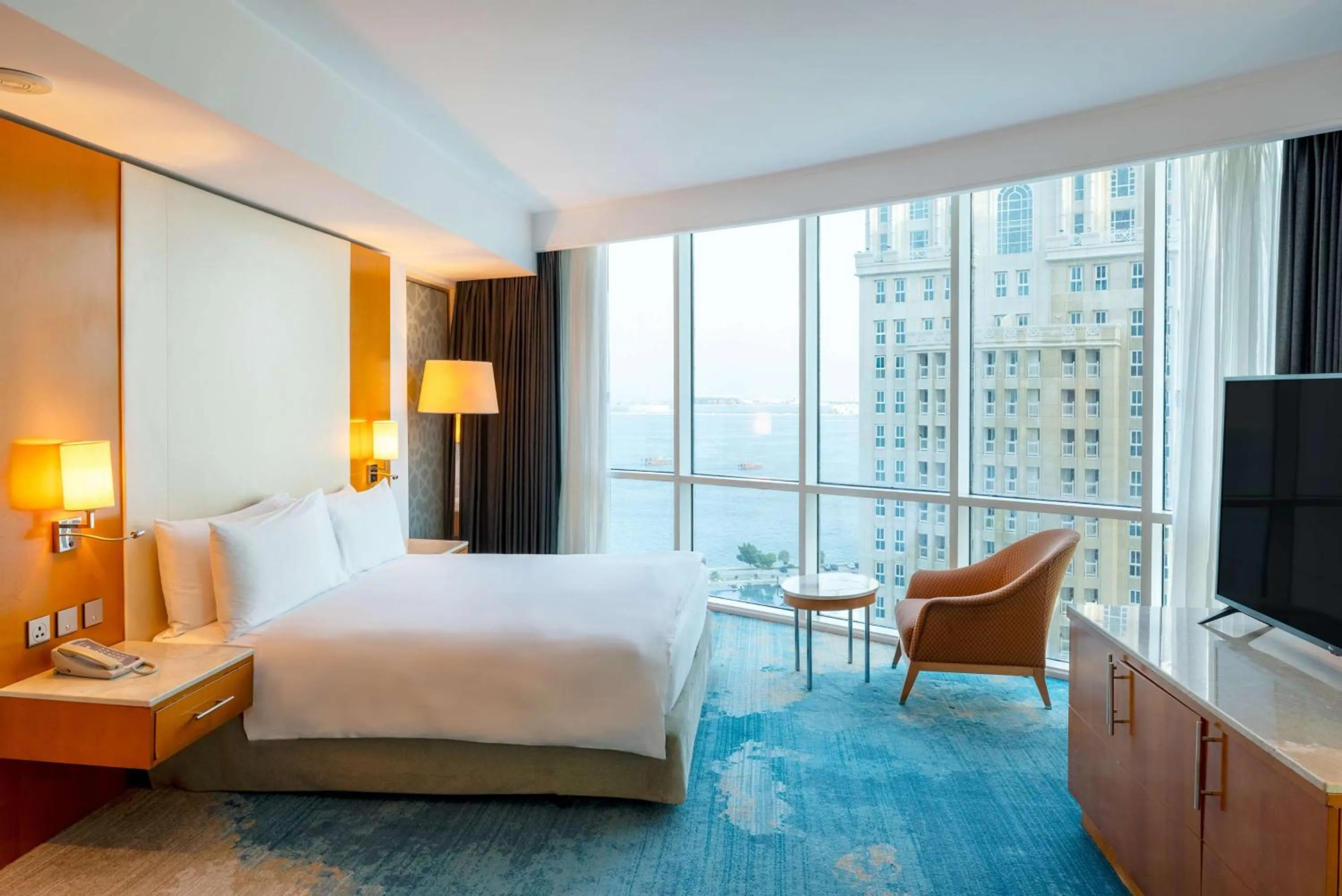 Two-Bedroom Connecting Guest Family Room in Hilton Doha