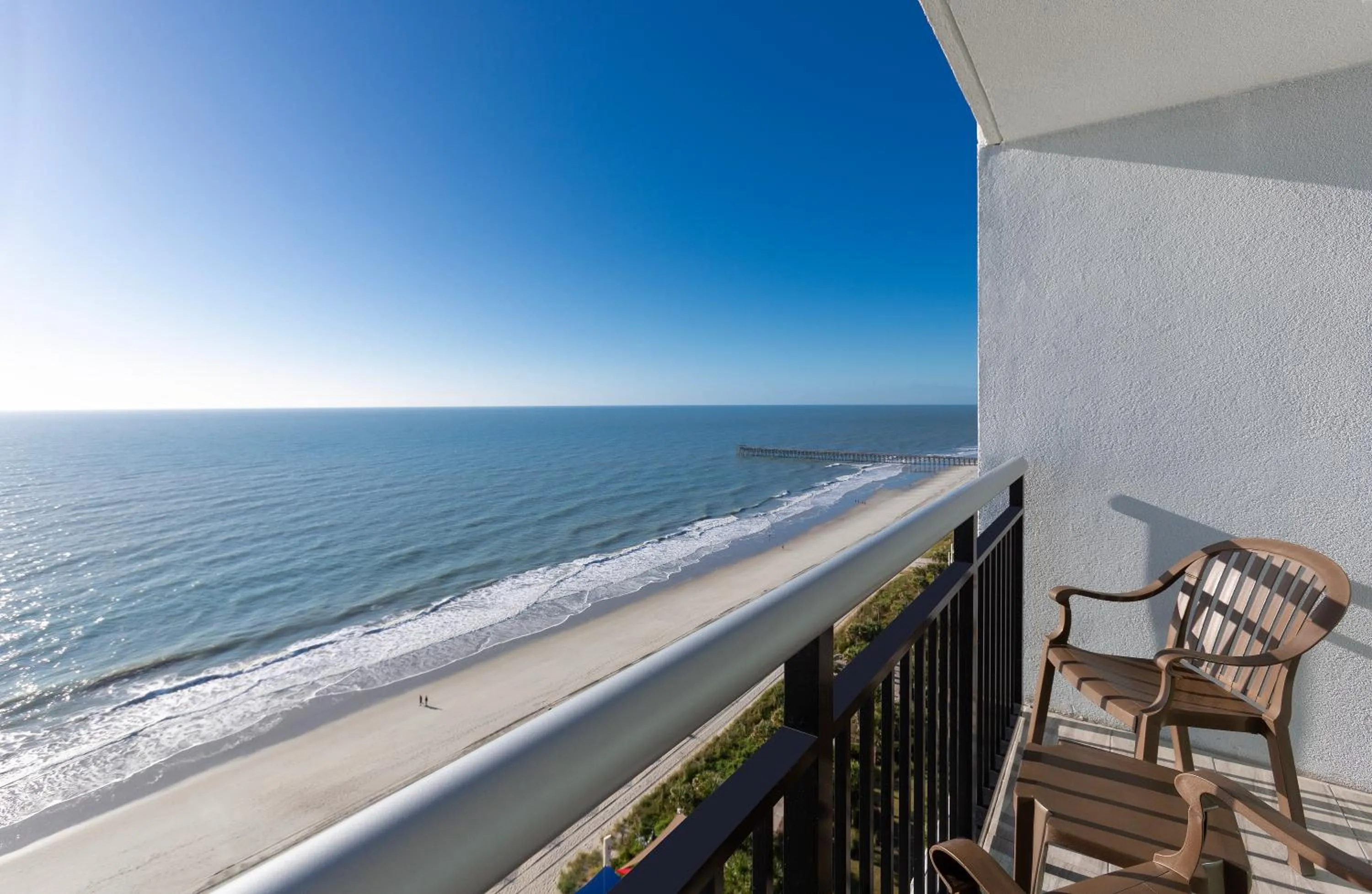 Oceanfront Room with Two Double Beds in Bay View Resort Myrtle Beach