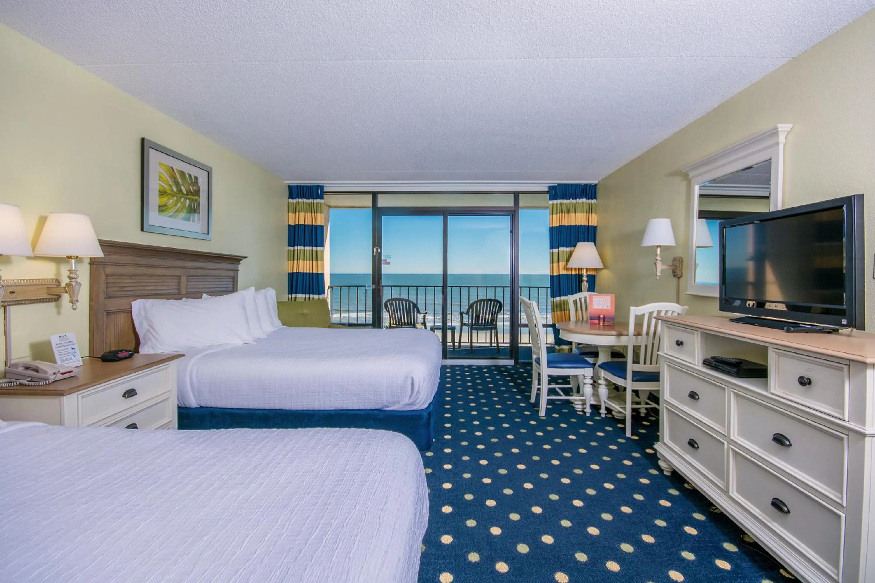 Queen Room with Two Queen Beds and Oceanfront View in Compass Cove