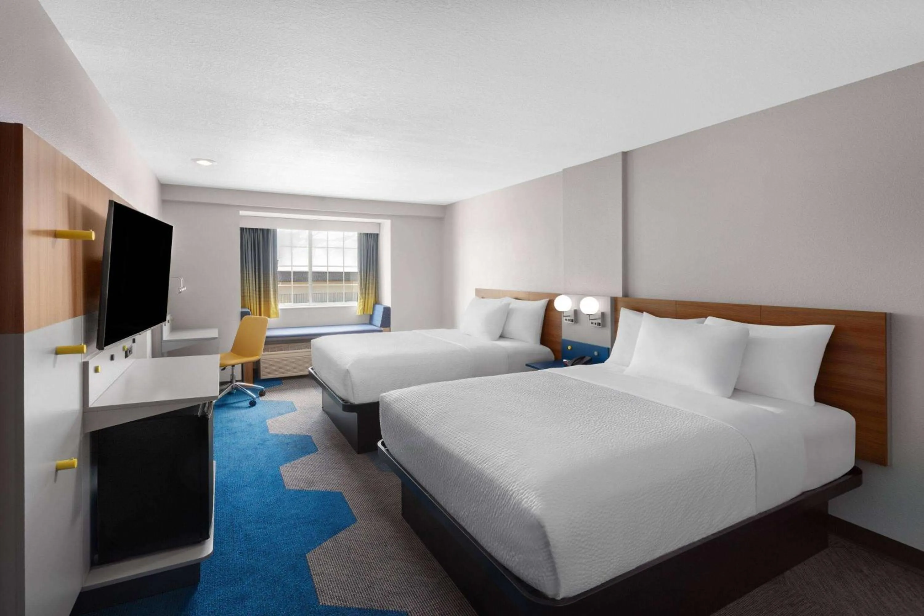 Queen Room with Two Queen Beds - Non-Smoking in Microtel Inn & Suites by Wyndham Rapid City