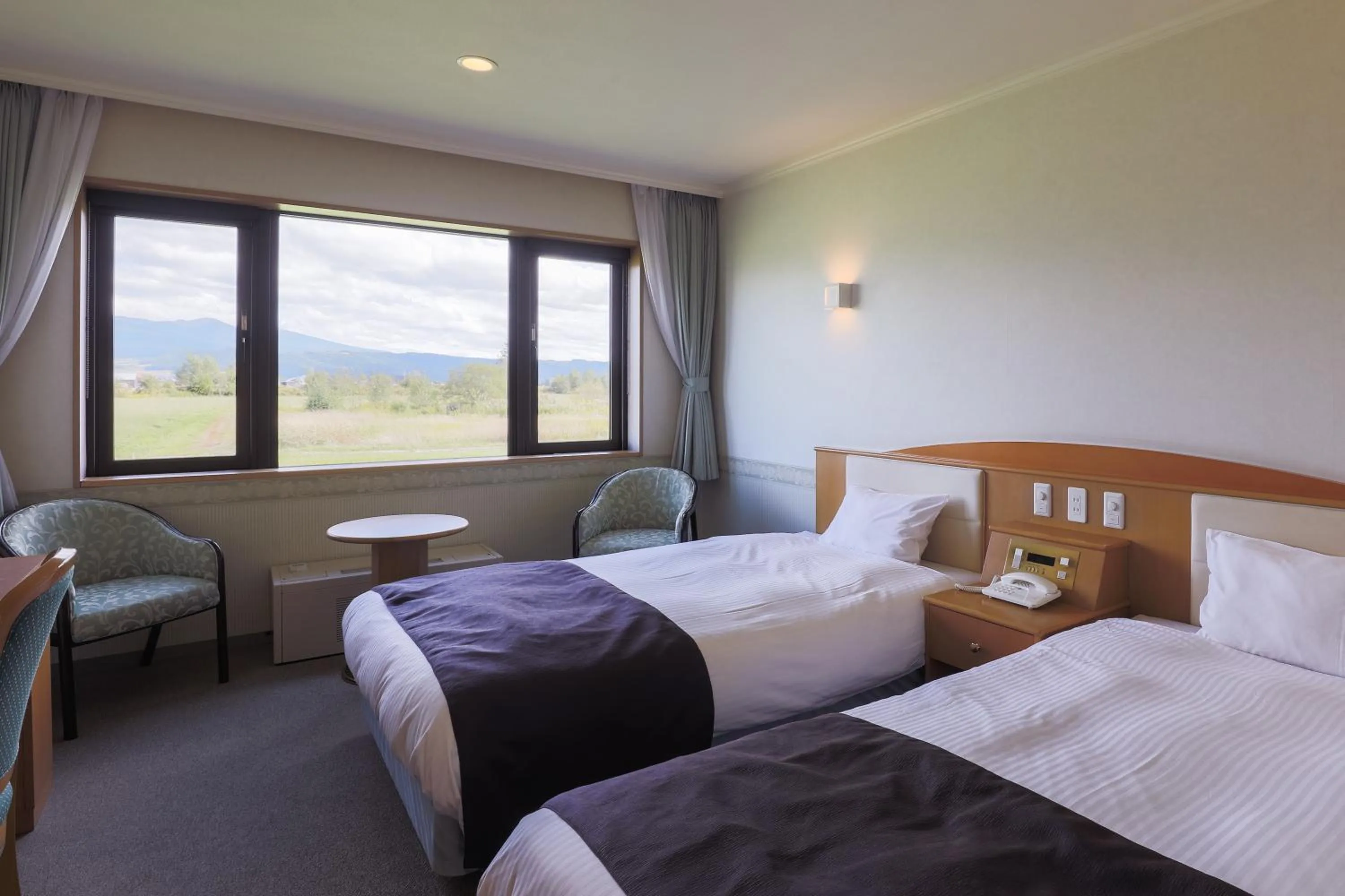 Twin Room in Furano La Terre
