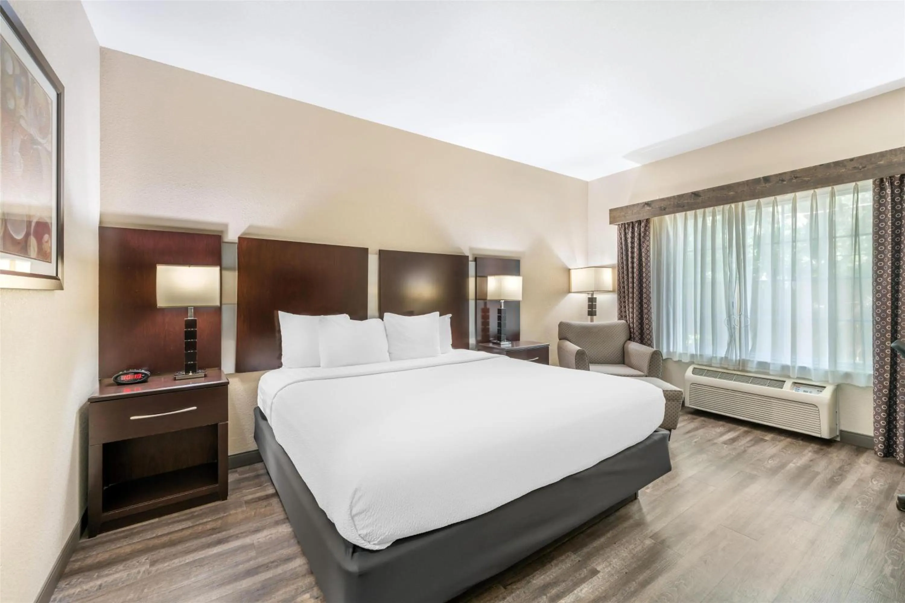 King Room with Roll-In Shower - Mobility Access/Communication Assistance in Best Western Plus Eastgate Inn & Suites