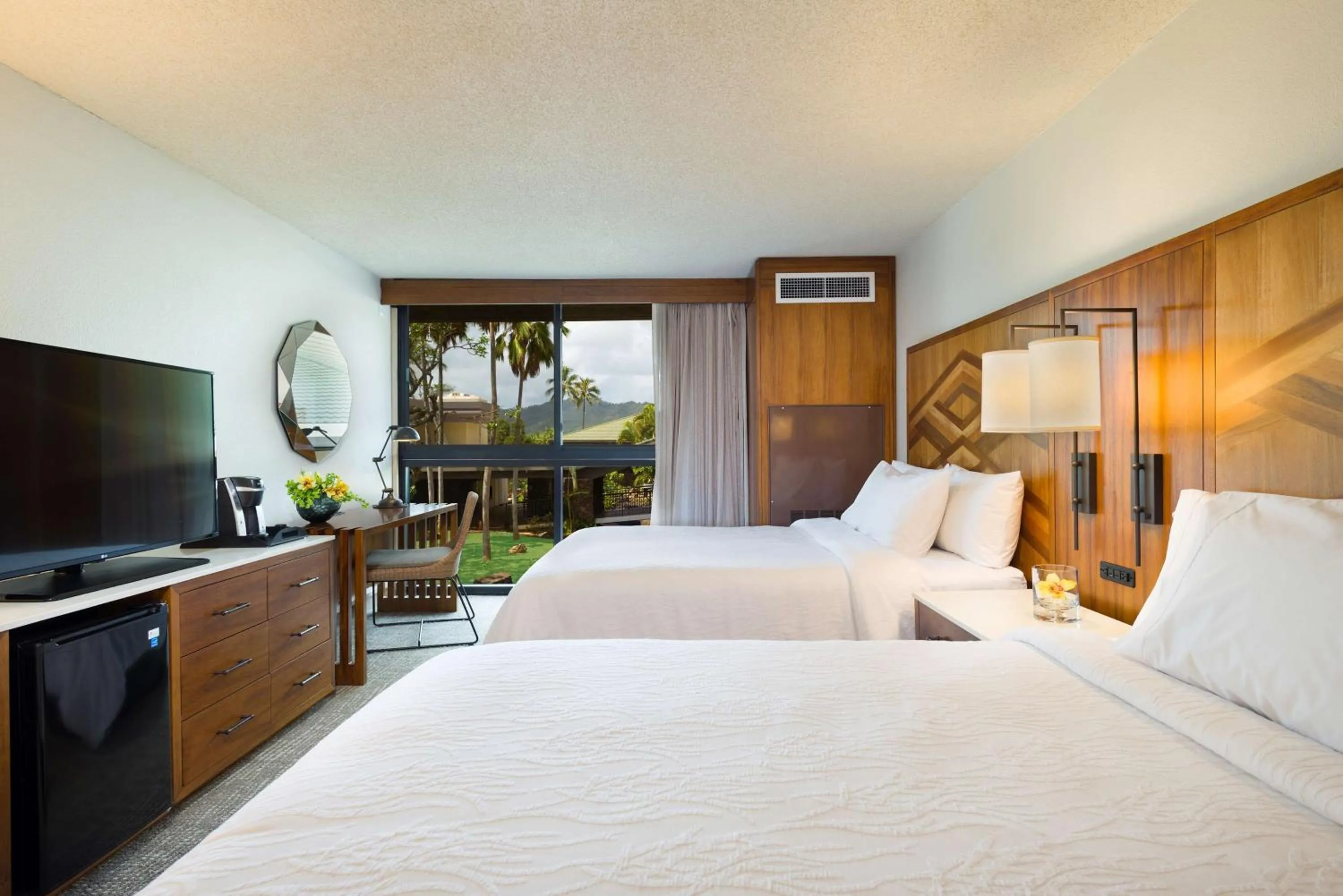 Queen Room with Two Queen Beds in Hilton Garden Inn Kauai Wailua Bay, HI
