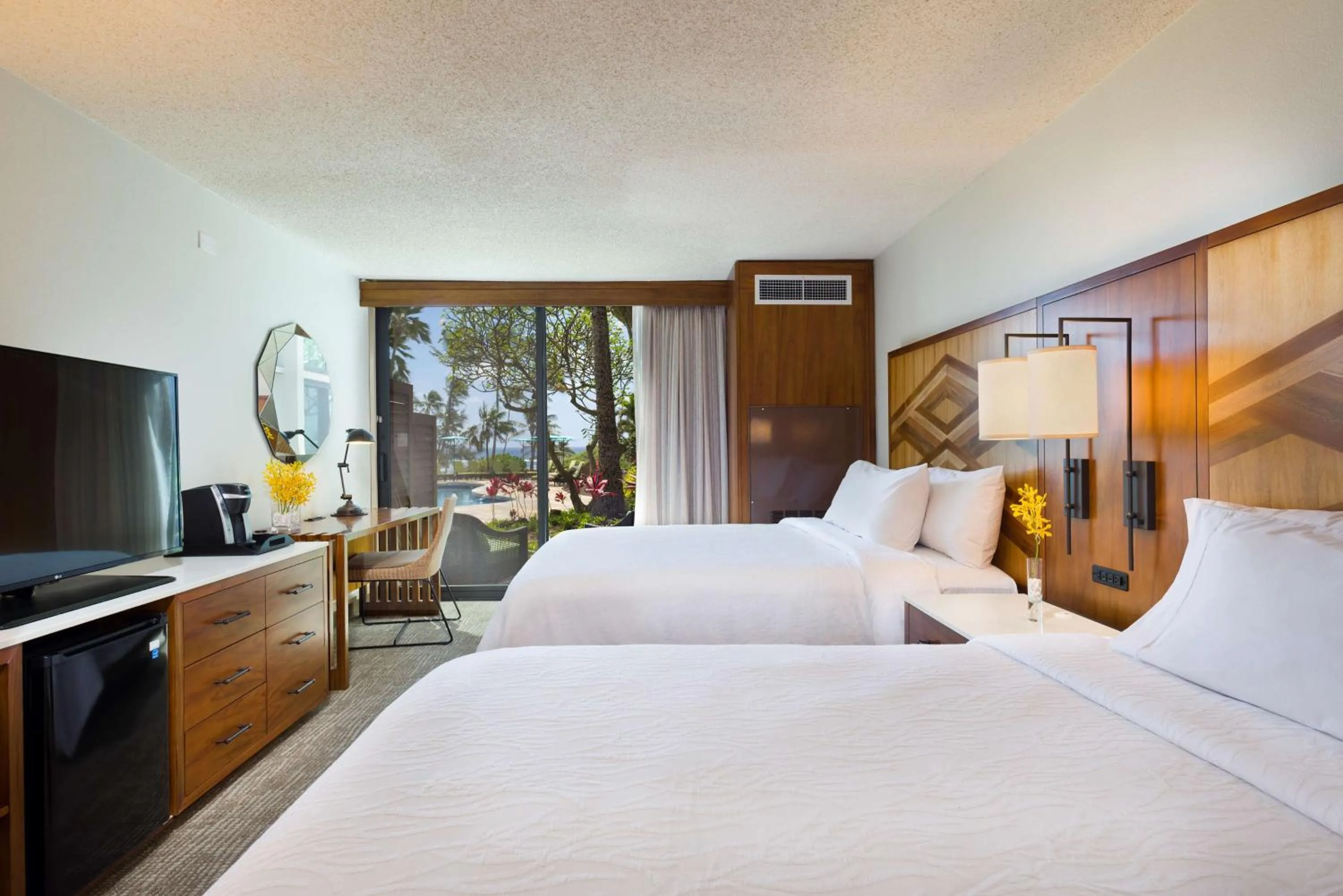 Queen Room with Two Queen Beds - Mobility Access in Hilton Garden Inn Kauai Wailua Bay, HI